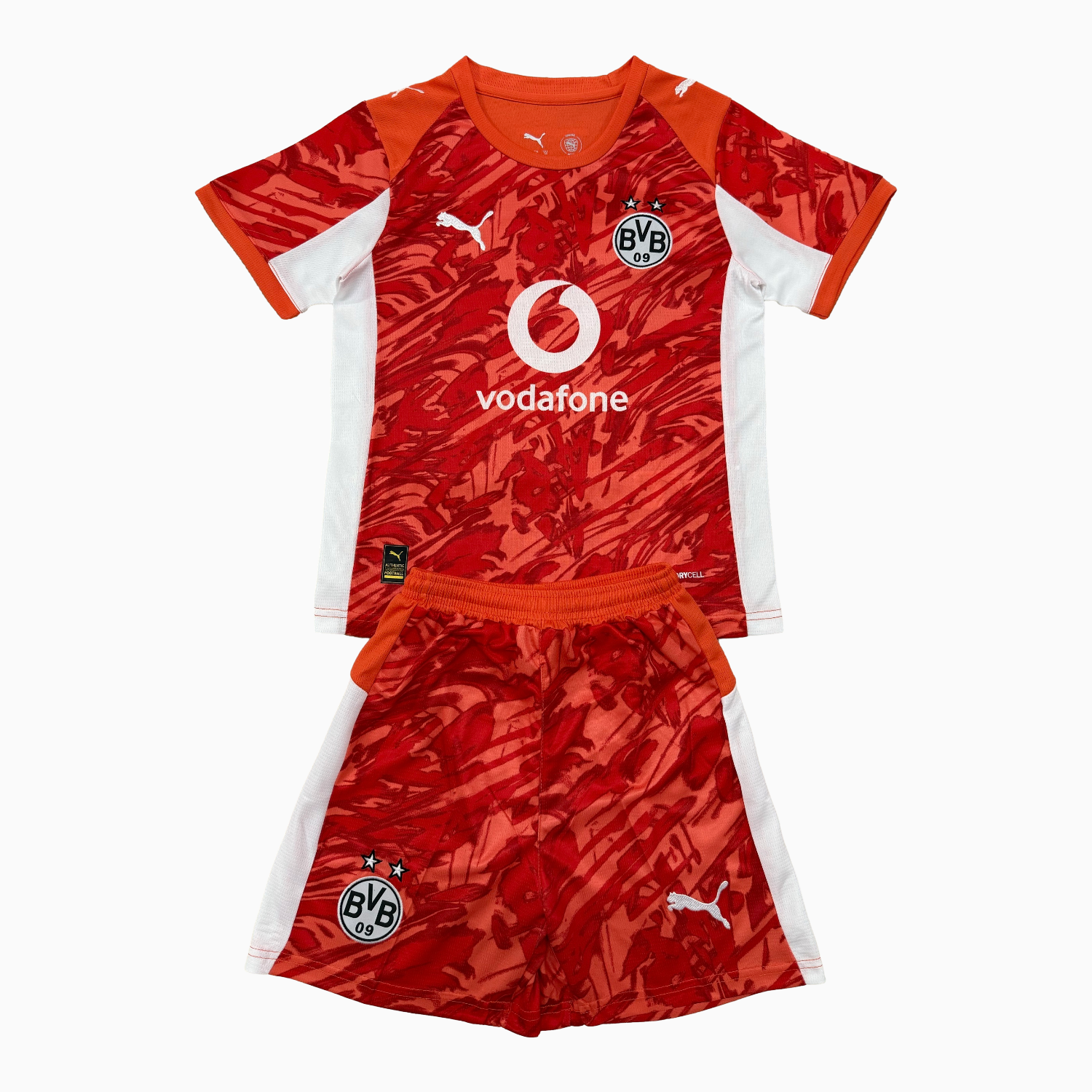 ManixJersey.com | Dortmund 25-26 Orange Goalkeeper Kids Kit -Customize Name, Number and Patch | Worldwide Shipping