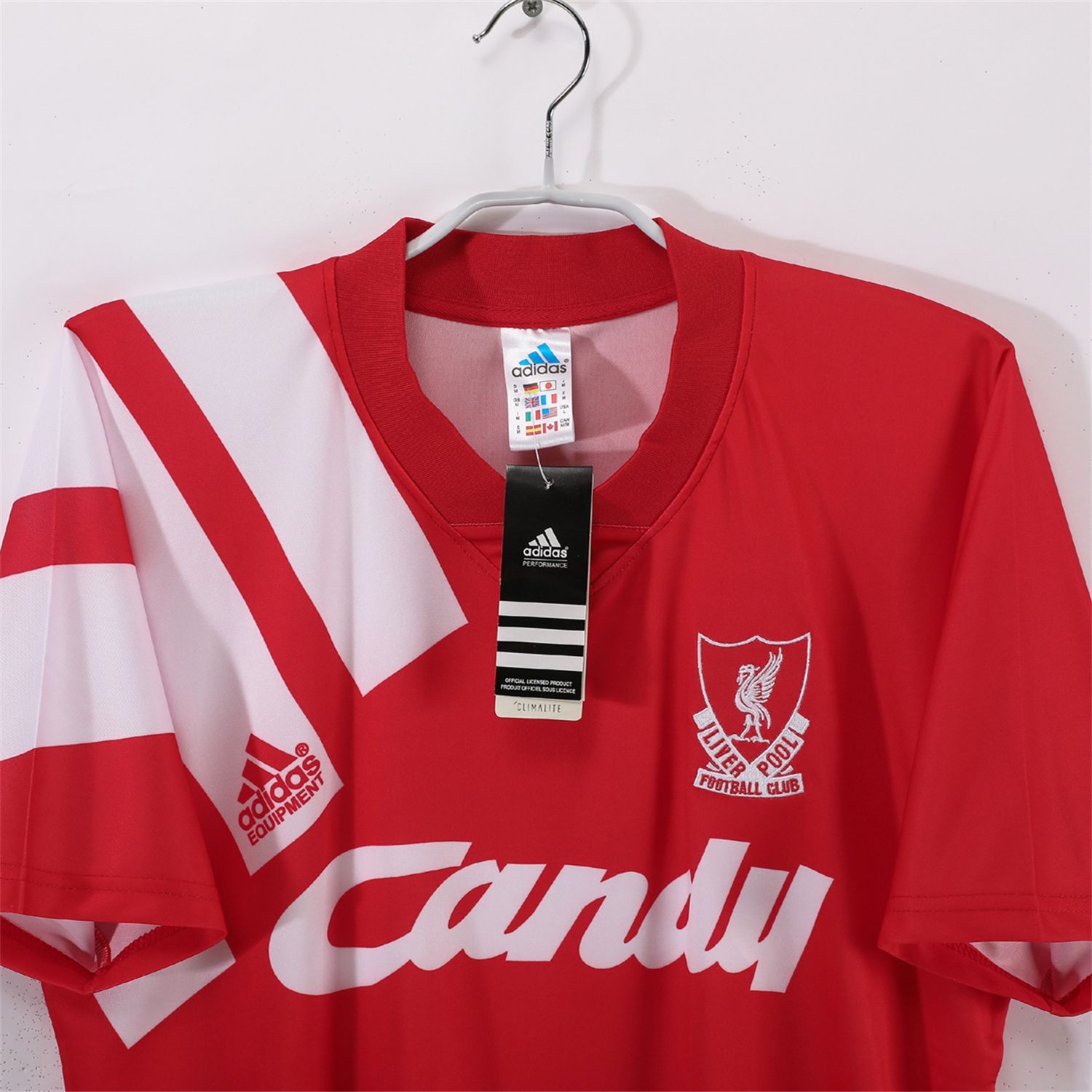 foot-Retro Liver.pool 1991-92 Home Jersey