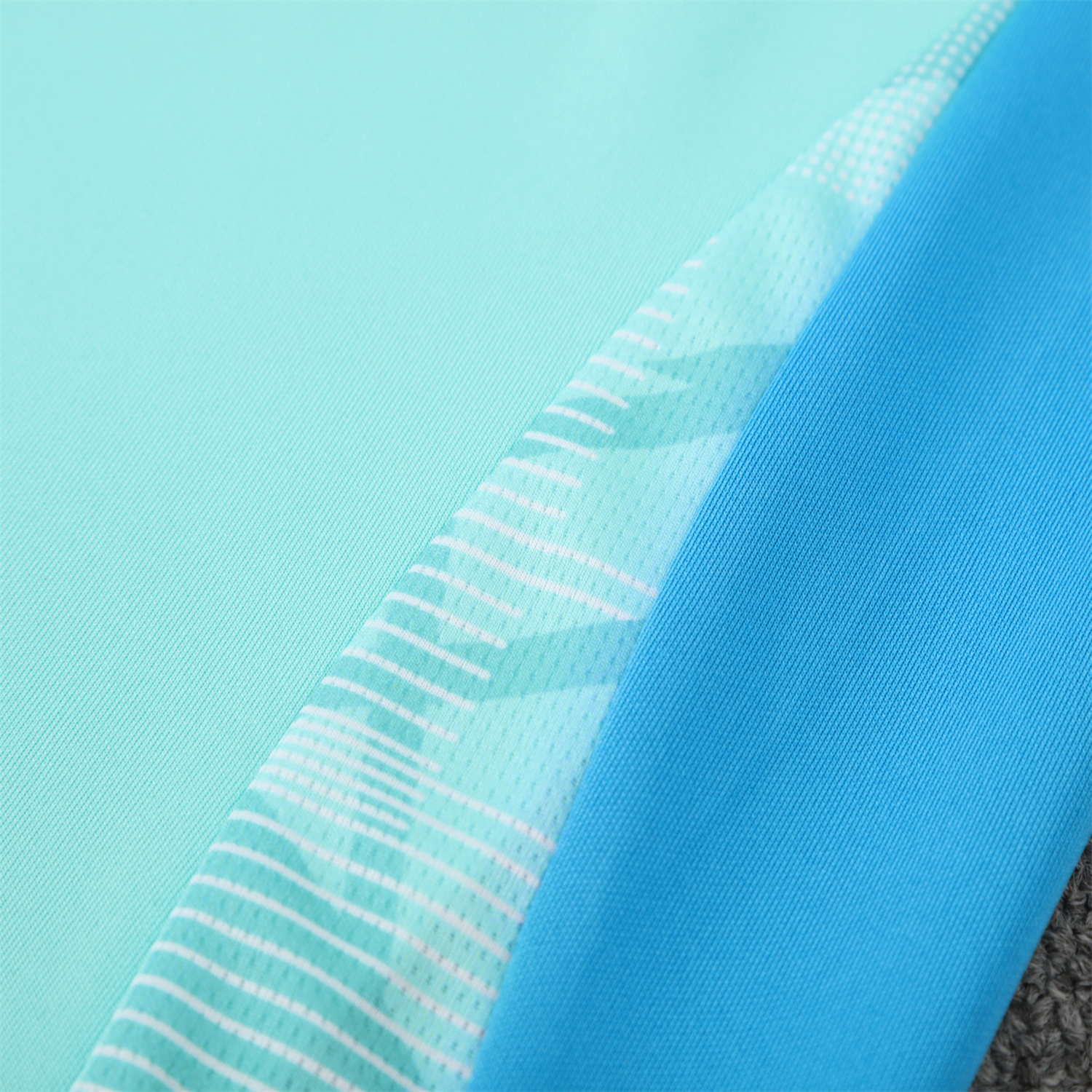 foot-Flamengo 25-26 Long Sleeve Training Set - Light Blue Top & Deep Blue Pants