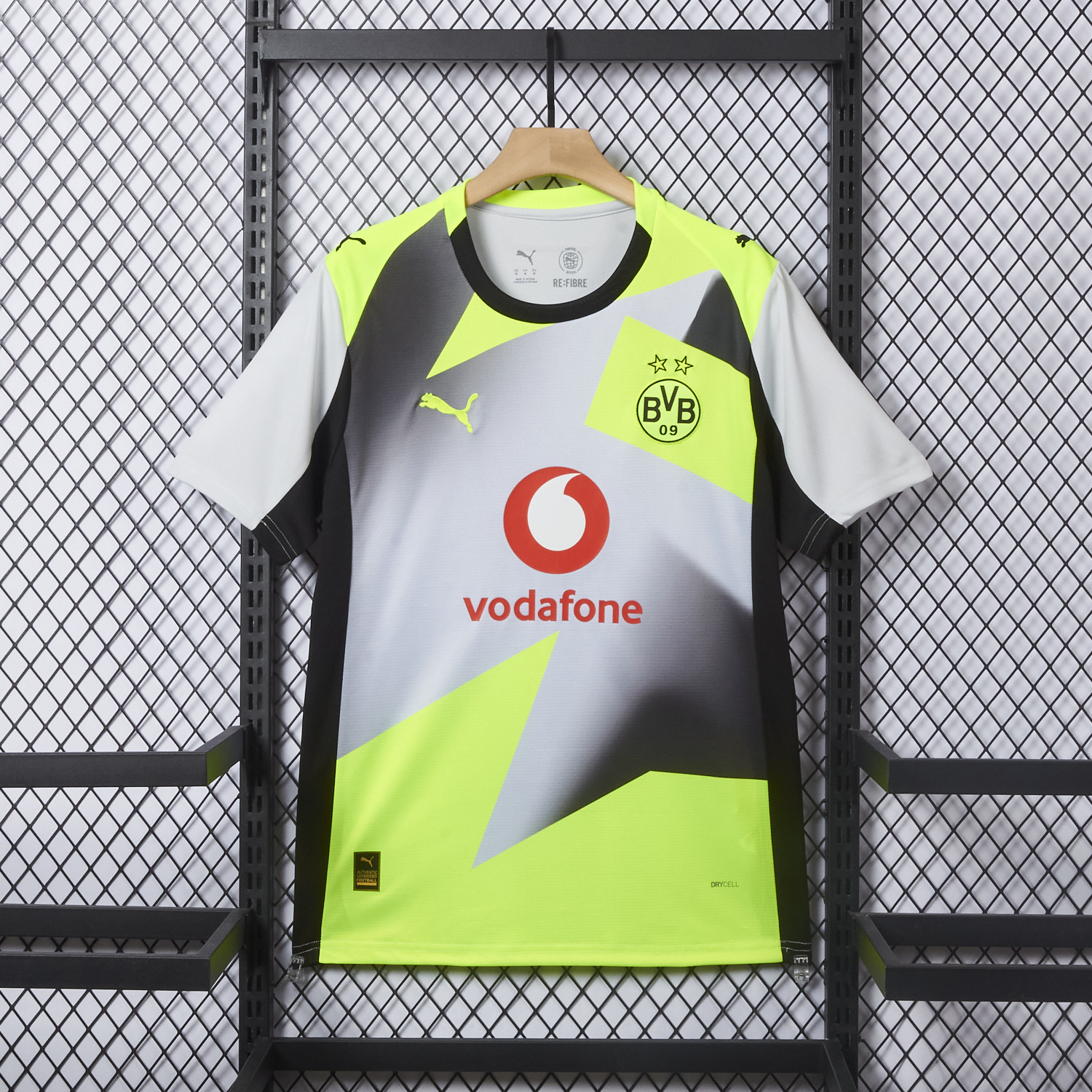 Unitedfootballkit.com | Dortmund 25-26 Away Silver Mist Jersey - Fans Version -Customize Name, Number and Patch | Worldwide Shipping