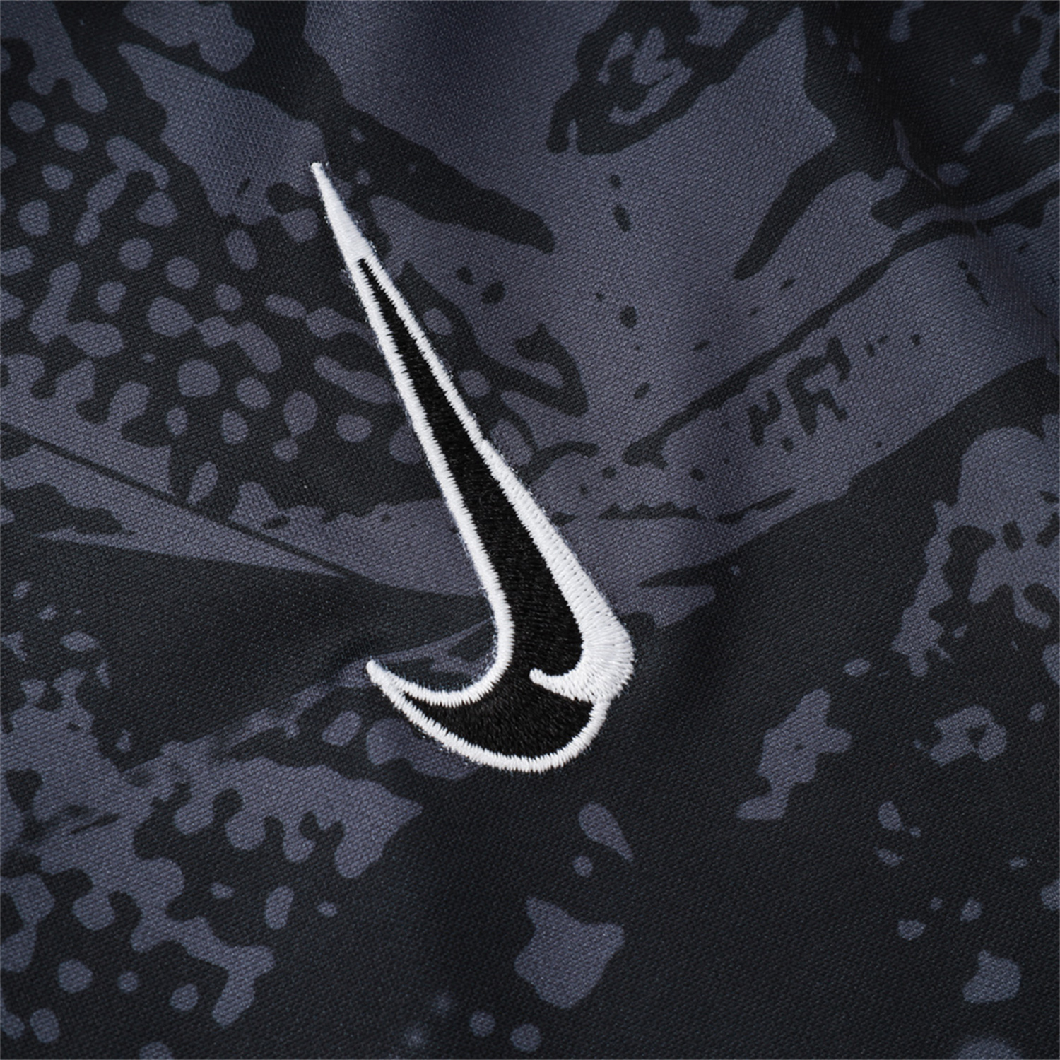 foot-Corinthians 25-26 Jacket Training Tracksuit - Black and Gray Pattern Jackets & Black Pants