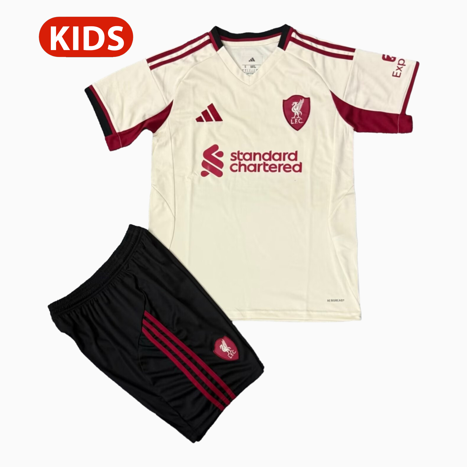 foot-Liver.pool 25-26 Away Men's Adult Jersey Set - Fans Version