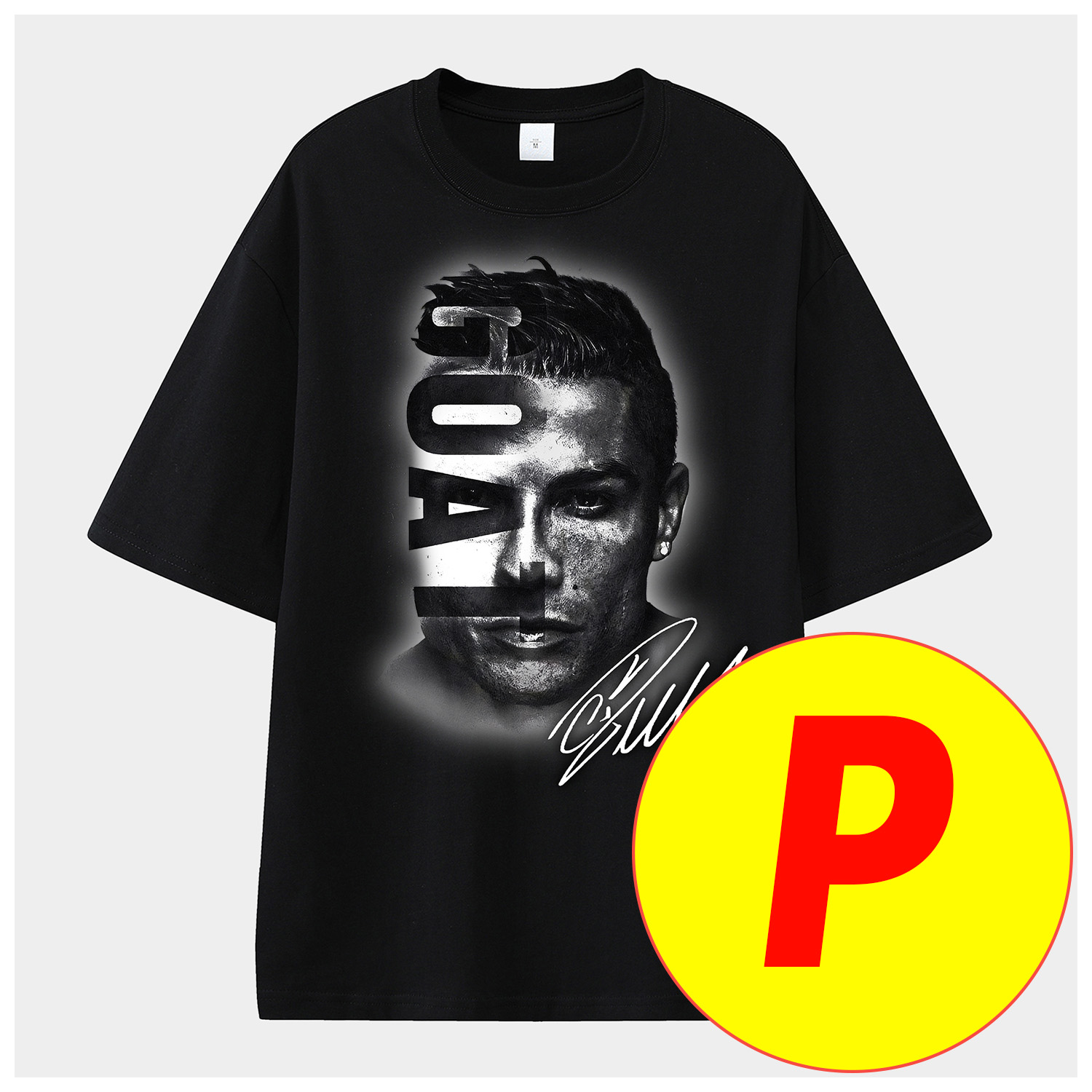 foot-Cristiano Ronaldo Portugal Real Madrid Manchester United Unisex Pure Cotton T-shirt