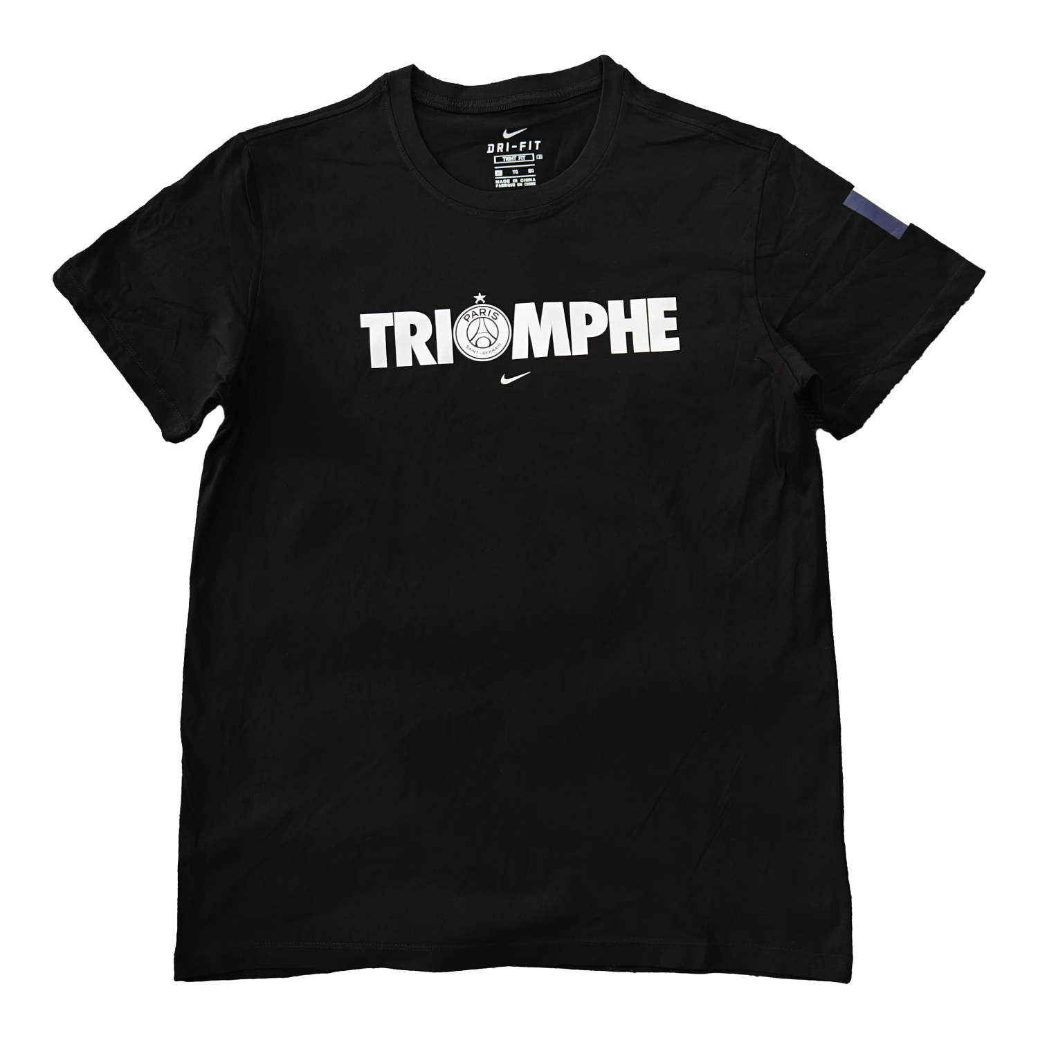 foot-Paris Saint-Germain PSG 2025 Champions League Commemorative Black T-shirt