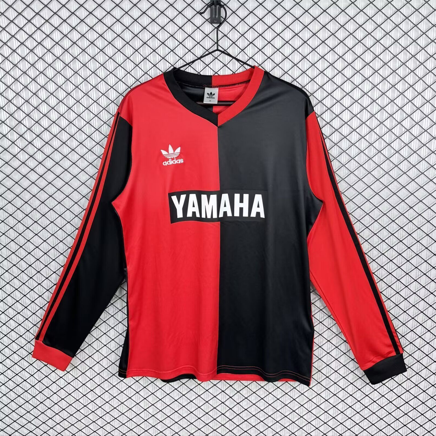 Unitedfootballkit.com | Retro Newell's Old Boys 1992-93 Home Long Sleeves Jersey -Customize Name, Number and Patch | Worldwide Shipping