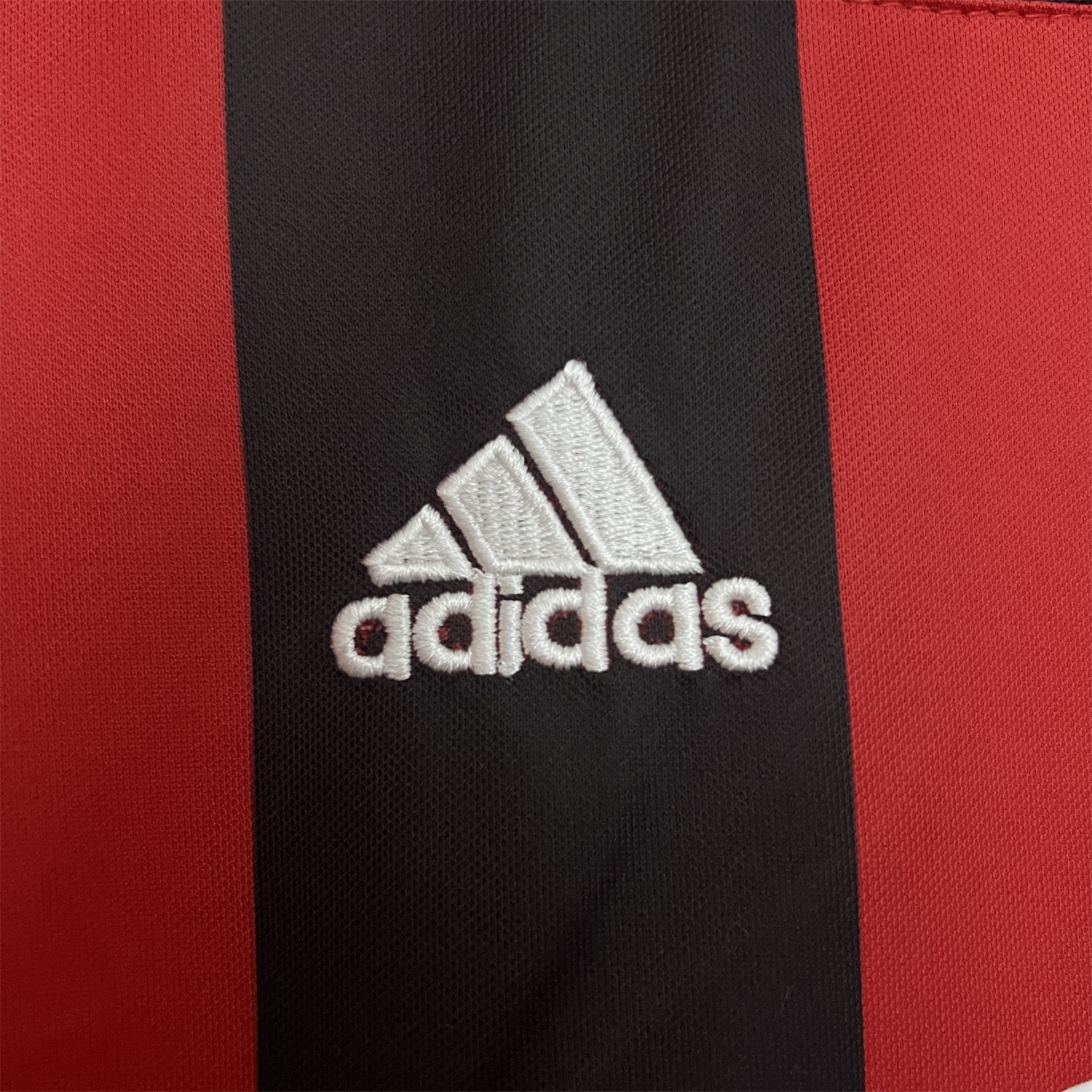 foot-Retro AC Milan 1998-99 Home Kids Kit