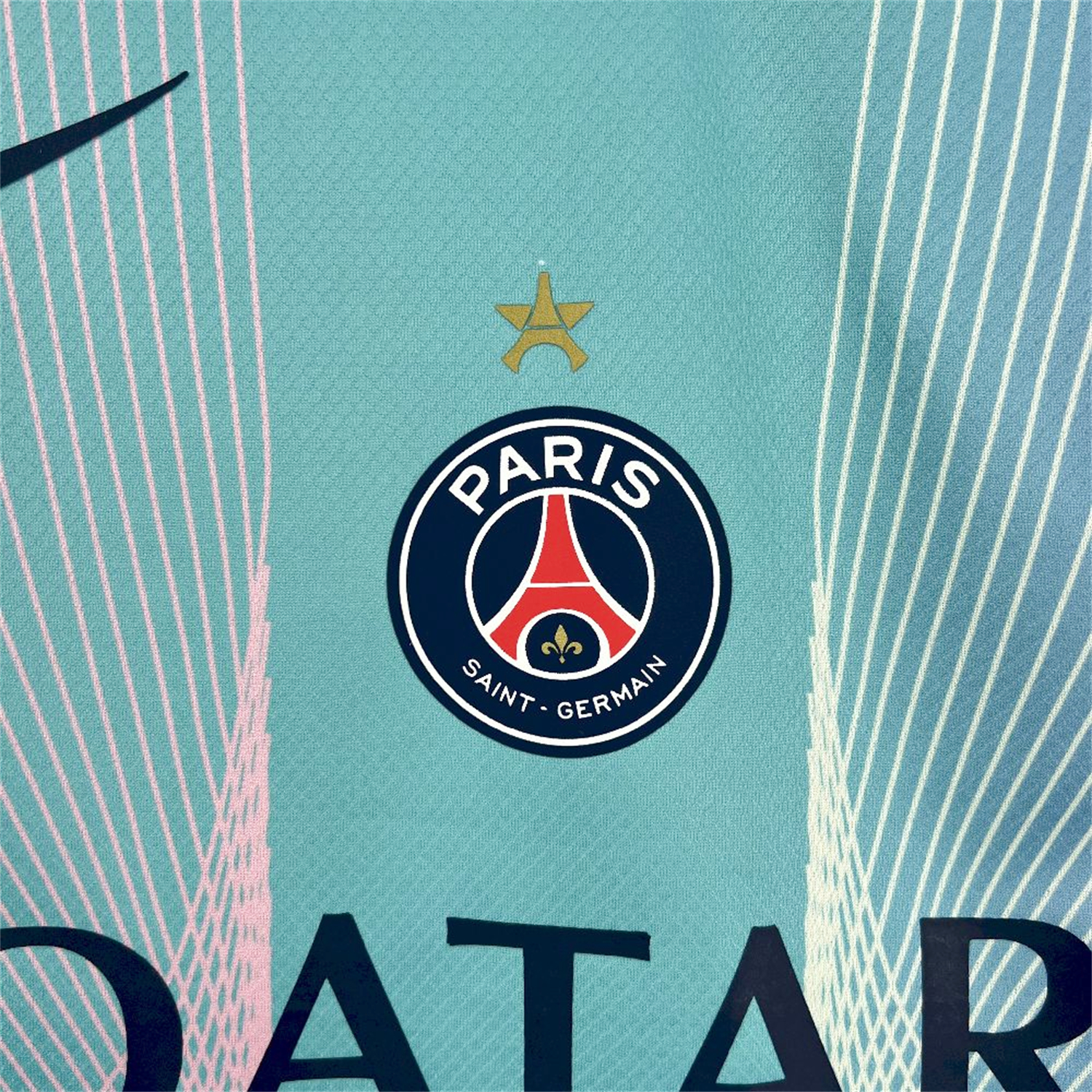 foot-Paris Saint-Germain PSG 25-26 T90 White Lines Light Blue Gradient Special Jersey - Fans Version