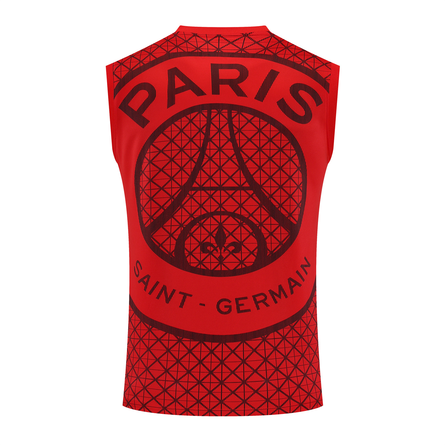 foot-Paris Saint-Germain PSG 25-26 Vest Training Set - Red Vest & Deep Blue Shorts