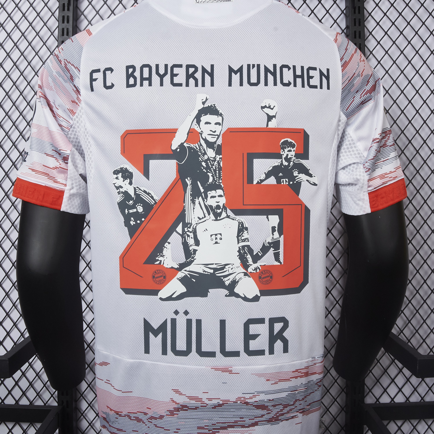 foot-【MÜLLER 25 Pattern】Bayern Munich 25-26 Away Jersey - Player Version
