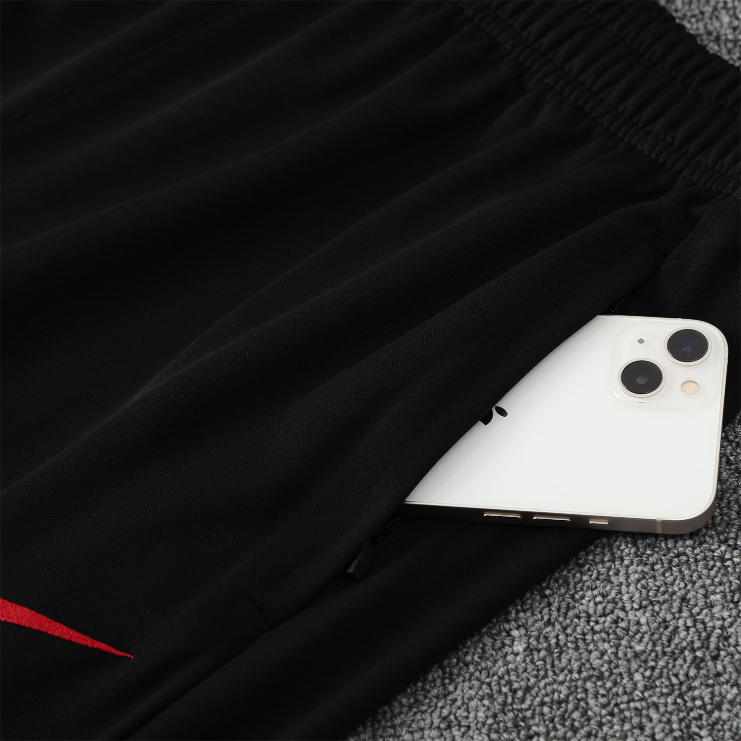 foot-Liver.pool 25-26 POLO Short-Sleeve Training Set - Black Top and Pants