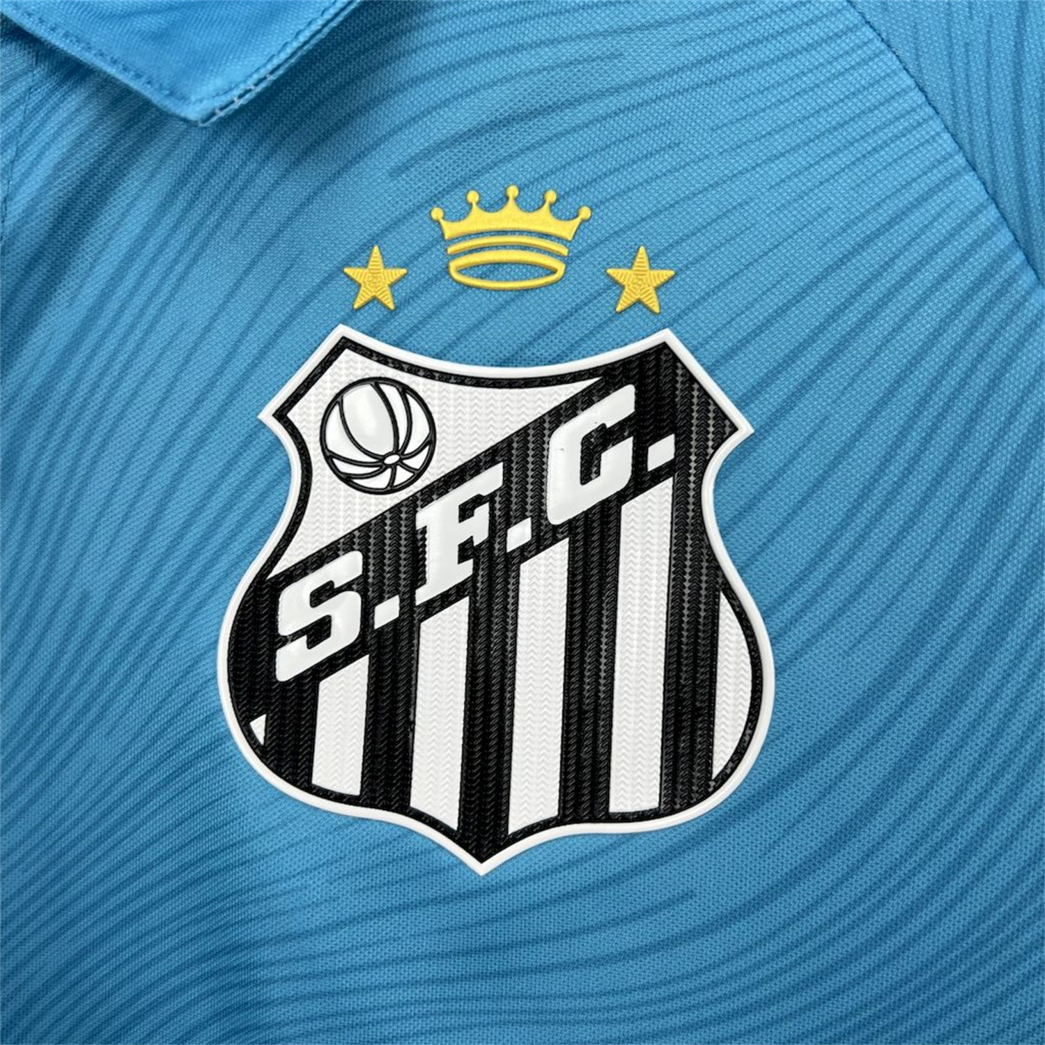foot-Santos 25-26 Third Blue Jersey - Fans Version