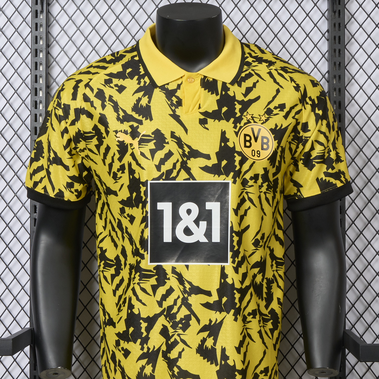 foot-Dortmund 25-26 Black Disordered Texture Yellow Special Jersey - Player Version