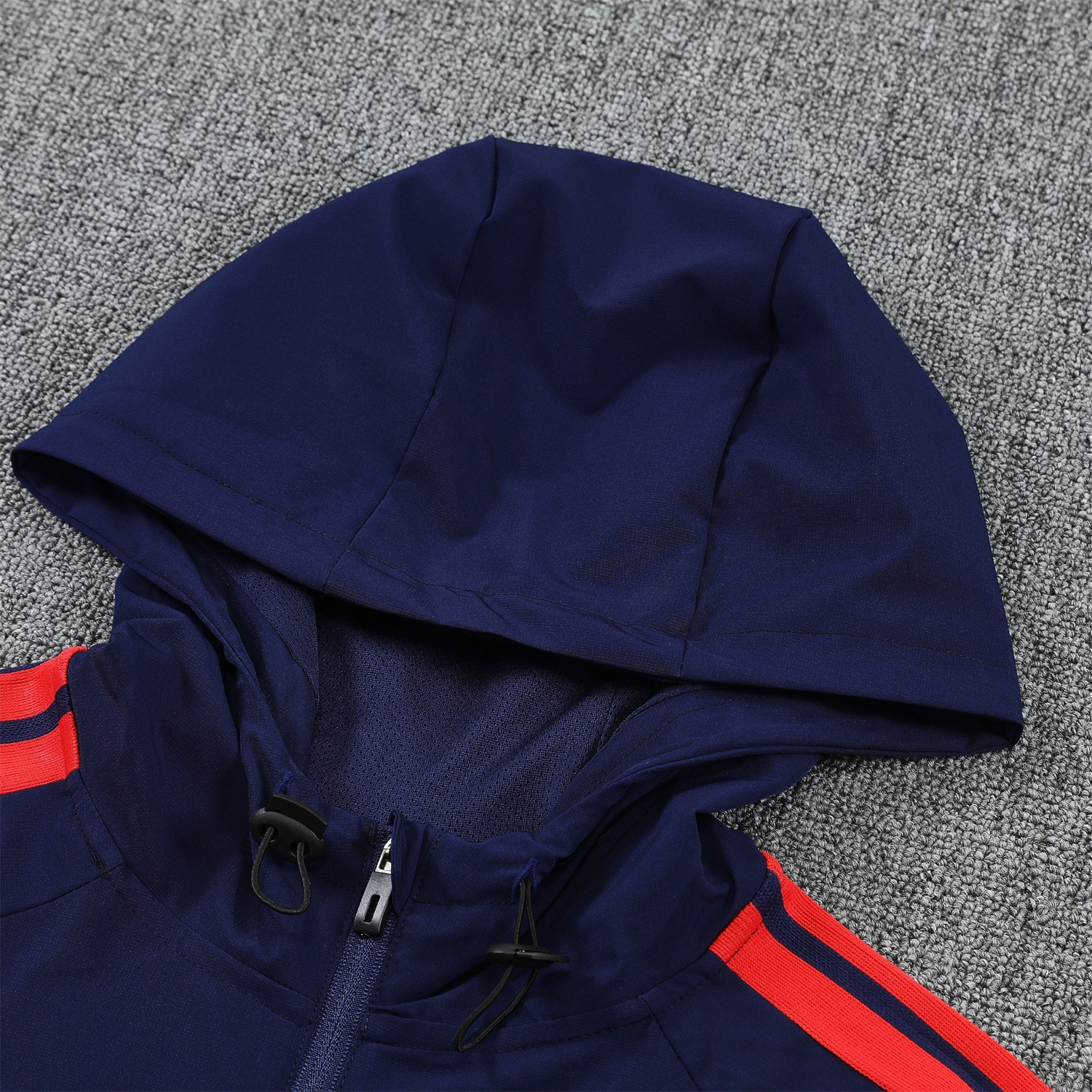 Unitedfootballkit.com | Colombia 2026 Hooded Windbreaker Training Set - Dark Blue and Pants -Customize Name, Number and Patch | Worldwide Shipping