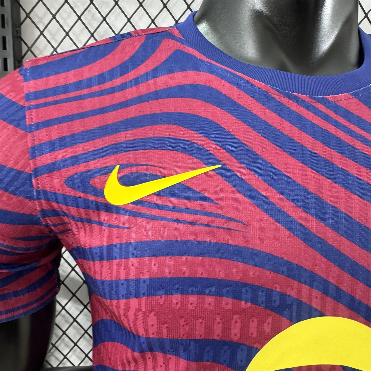 foot-Barcelona 25-26 Red & Blue Contours Special Jersey - Player Version