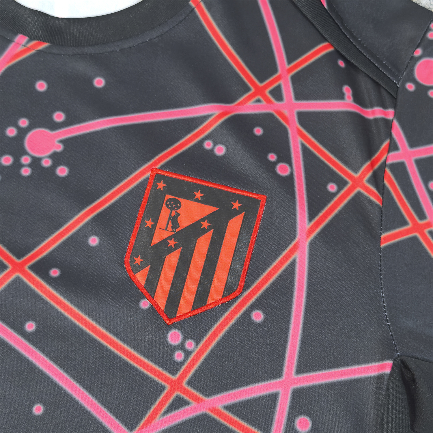 foot-Atlético Madrid 25-26 Purple And Black Training Jersey - Fans Version