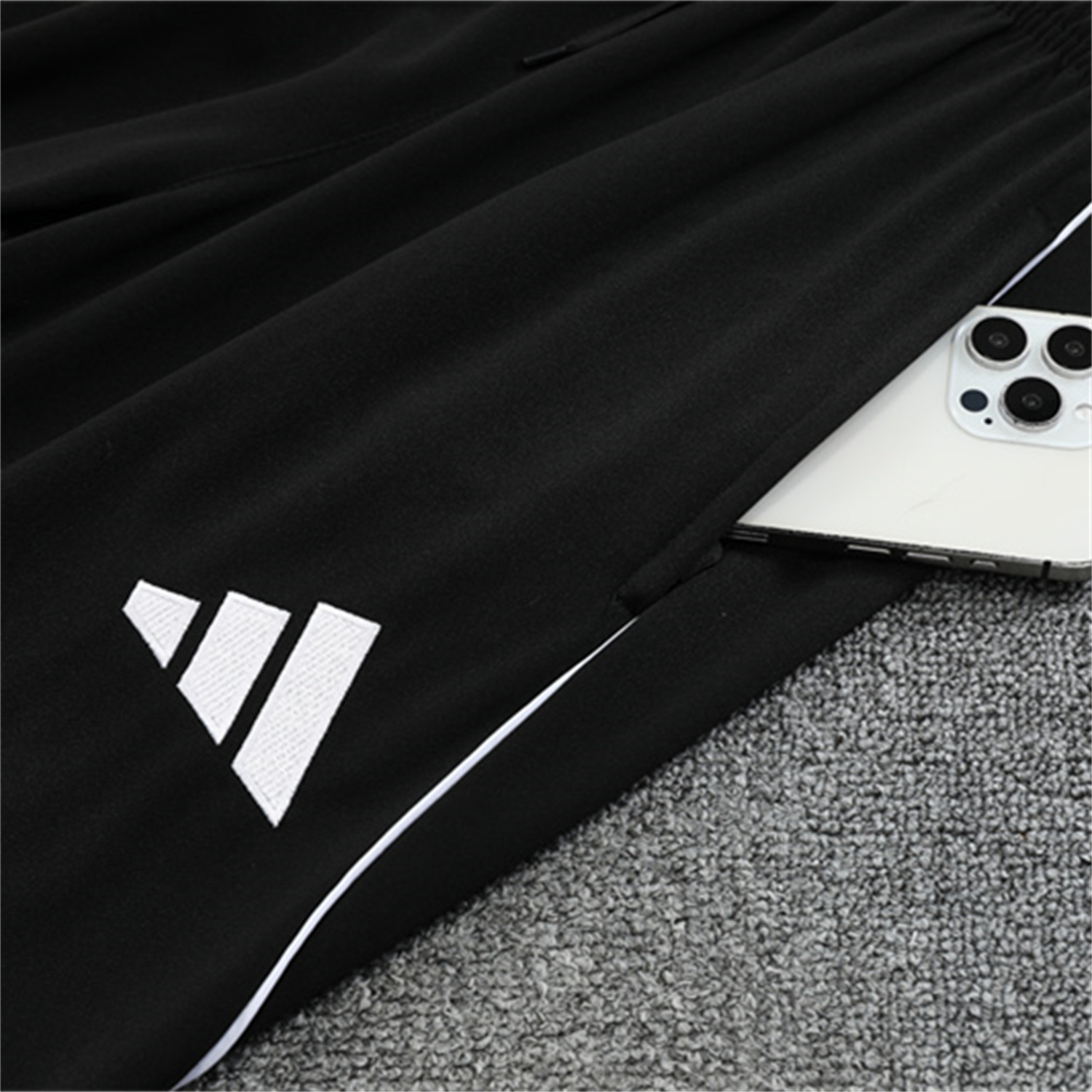 foot-INT M.A.M 25-26 Kid Long Sleeves Training Set - Pink Top & Black Pants