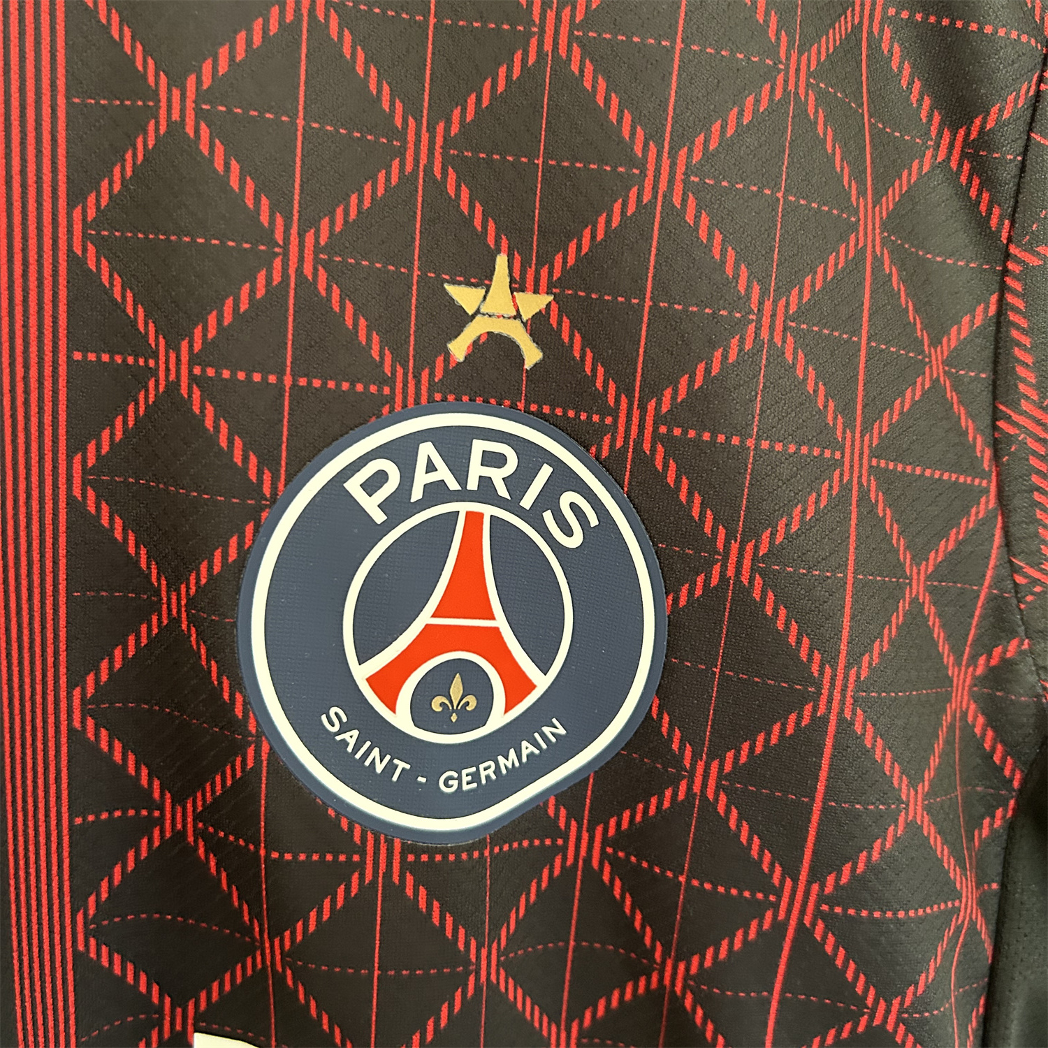 foot-Paris Saint-Germain PSG 25-26 Red Pre-Match Training Jersey - Fans Version