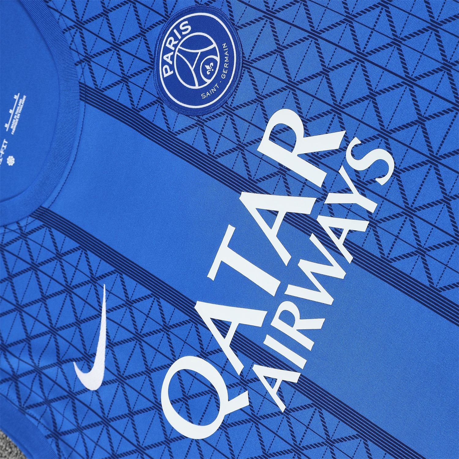 foot-Paris Saint-Germain PSG 25-26 Vest Training Set - Ocean Blue Vest & Deep Blue Shorts