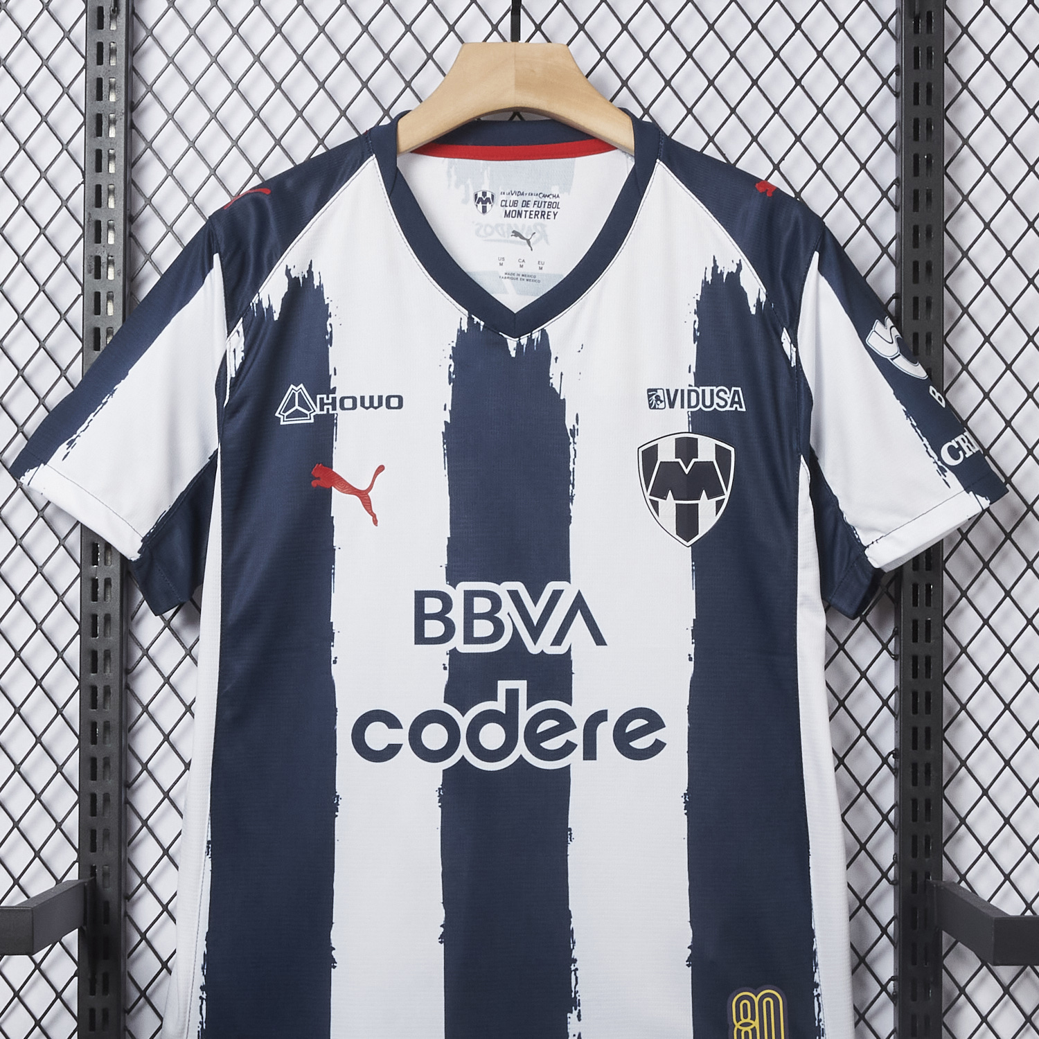 foot-Rayados Monterrey 25-26 Home Stripes Jersey - Fans Version