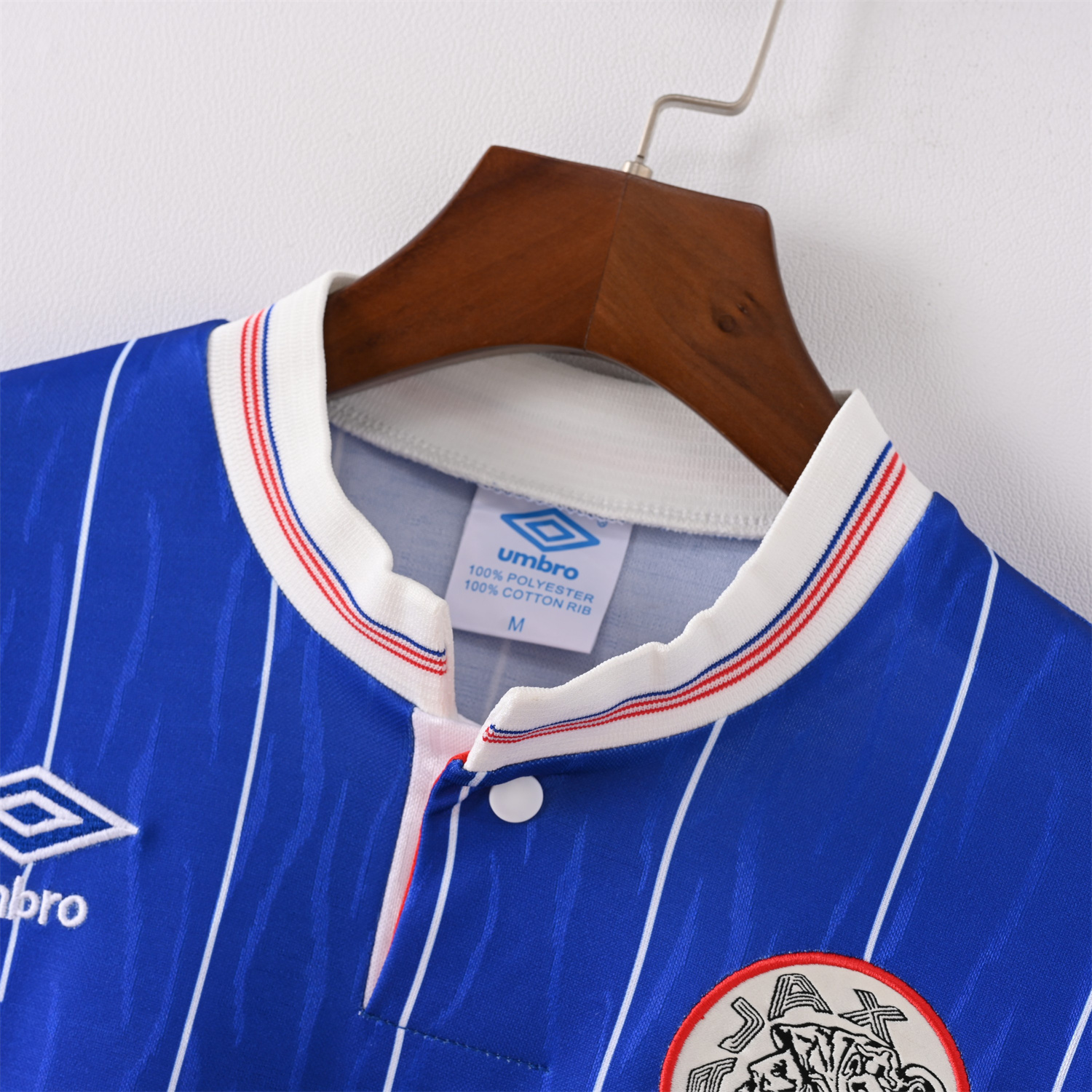 foot-Retro Ajax 1990 Away Long Sleeve Jersey