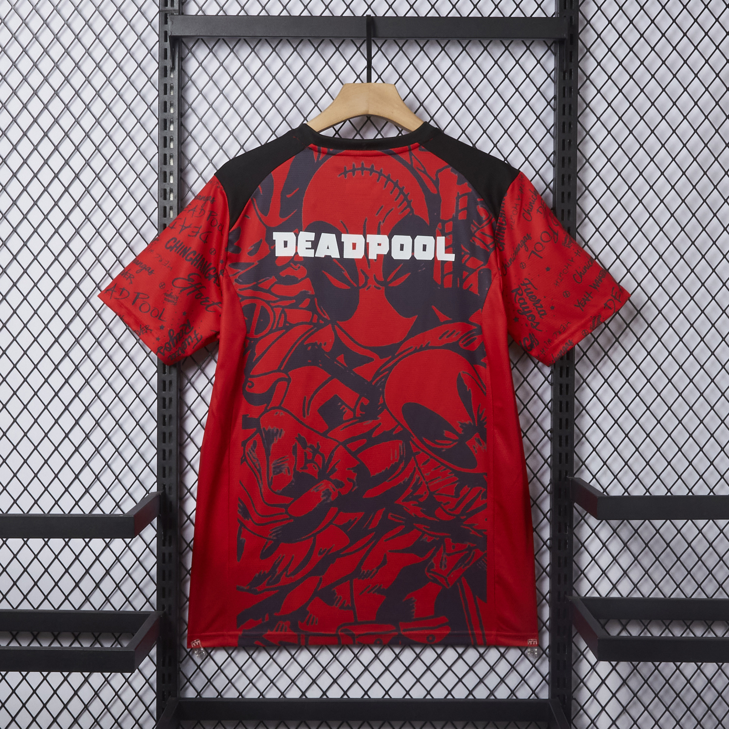 Higojerseys-Club Necaxa 25-26 Red Deadpool Special Jersey - Fans Version