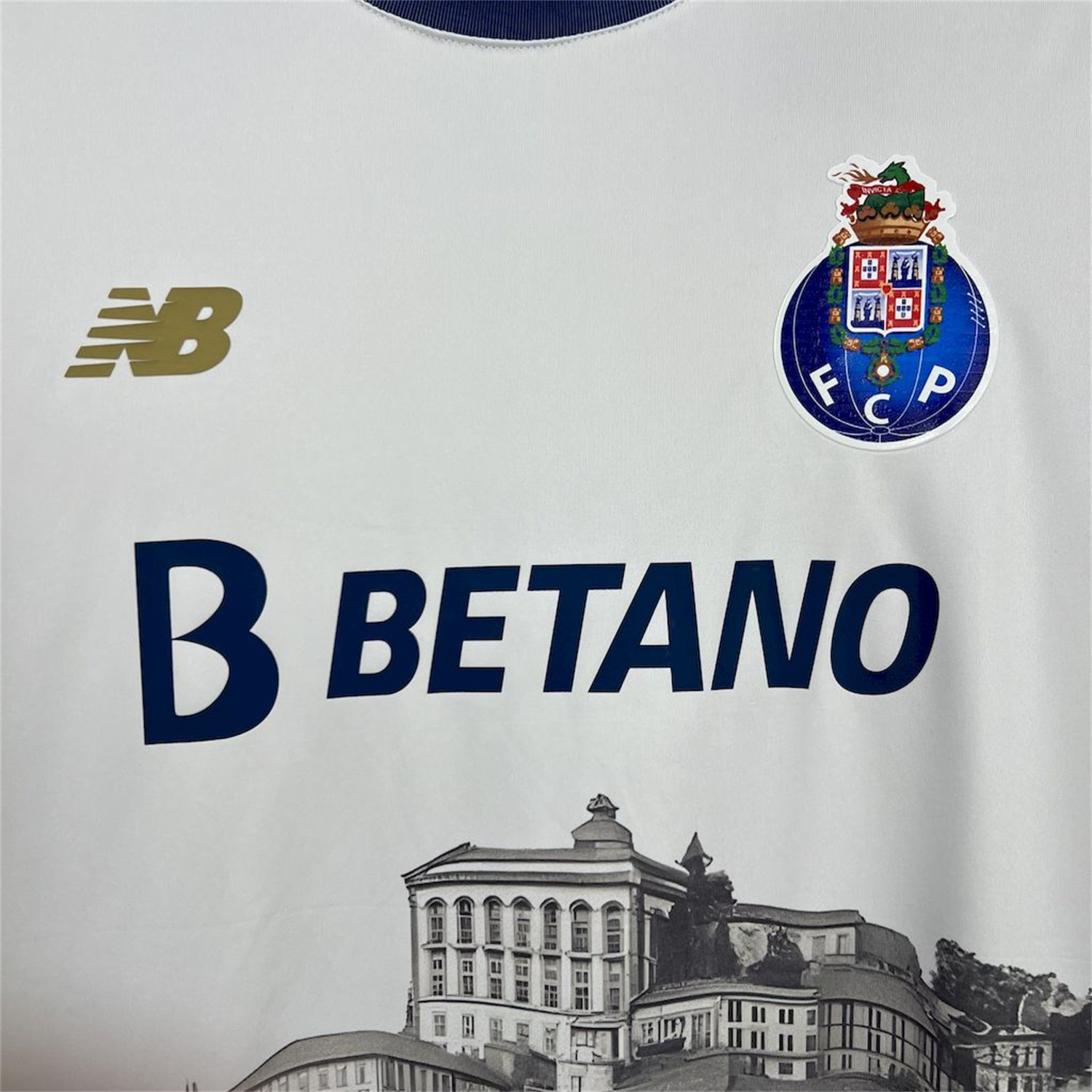 foot-Porto 25-26 Black City Silhouette White Special Jersey - Fans Version