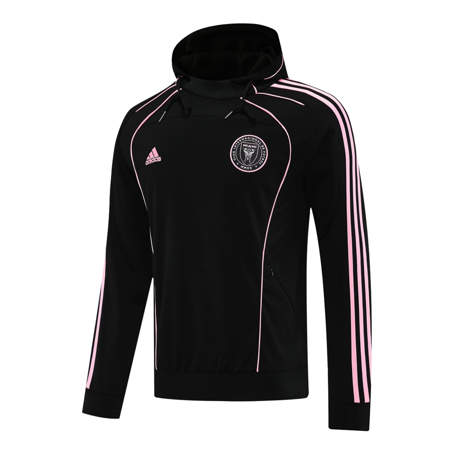 foot-INT M.A.M 25-26 Long Sleeves Training Hoodie Set - Black Hoodie + Pants