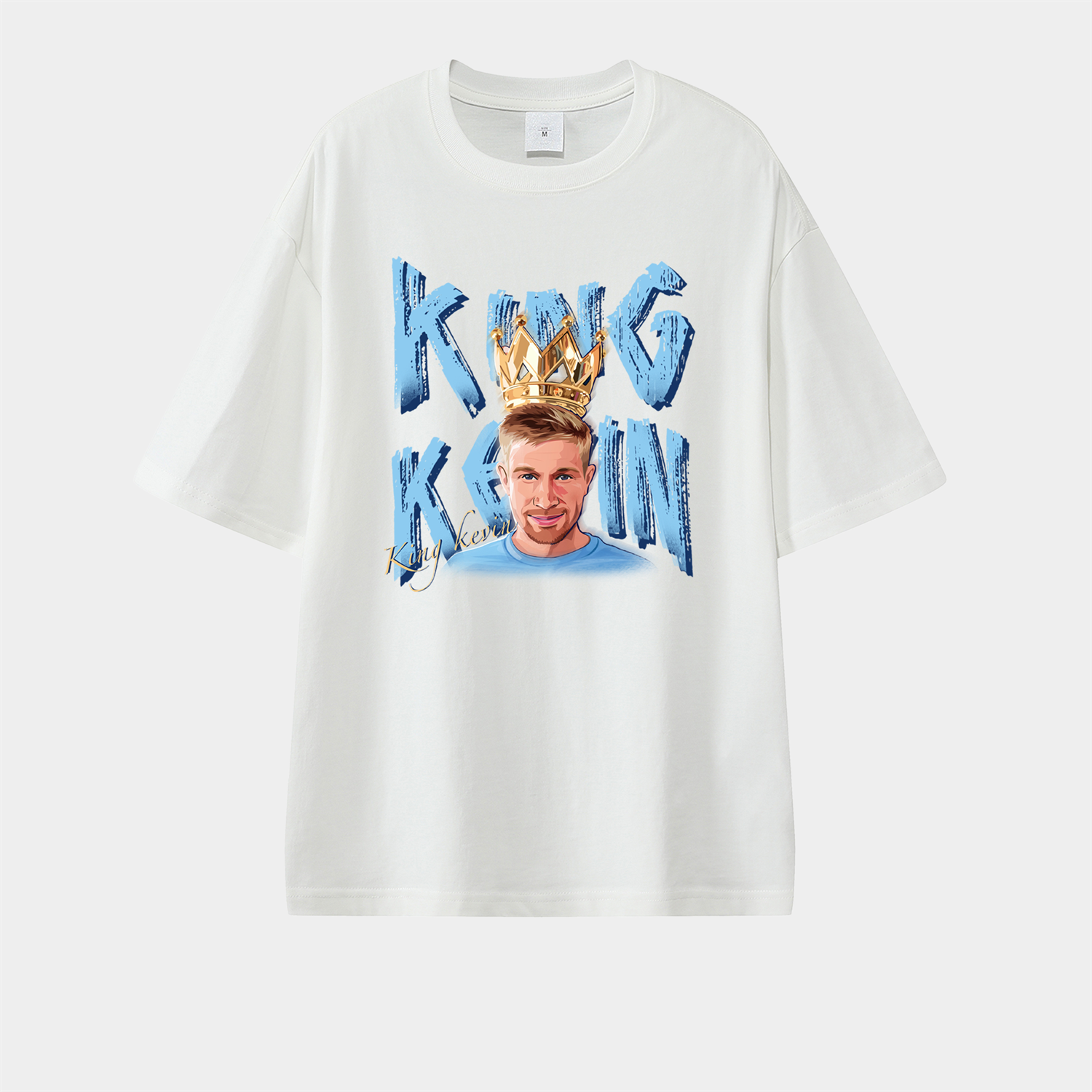 foot-Manchester City King Kevin De Bruyne Unisex Pure Cotton T-shirt
