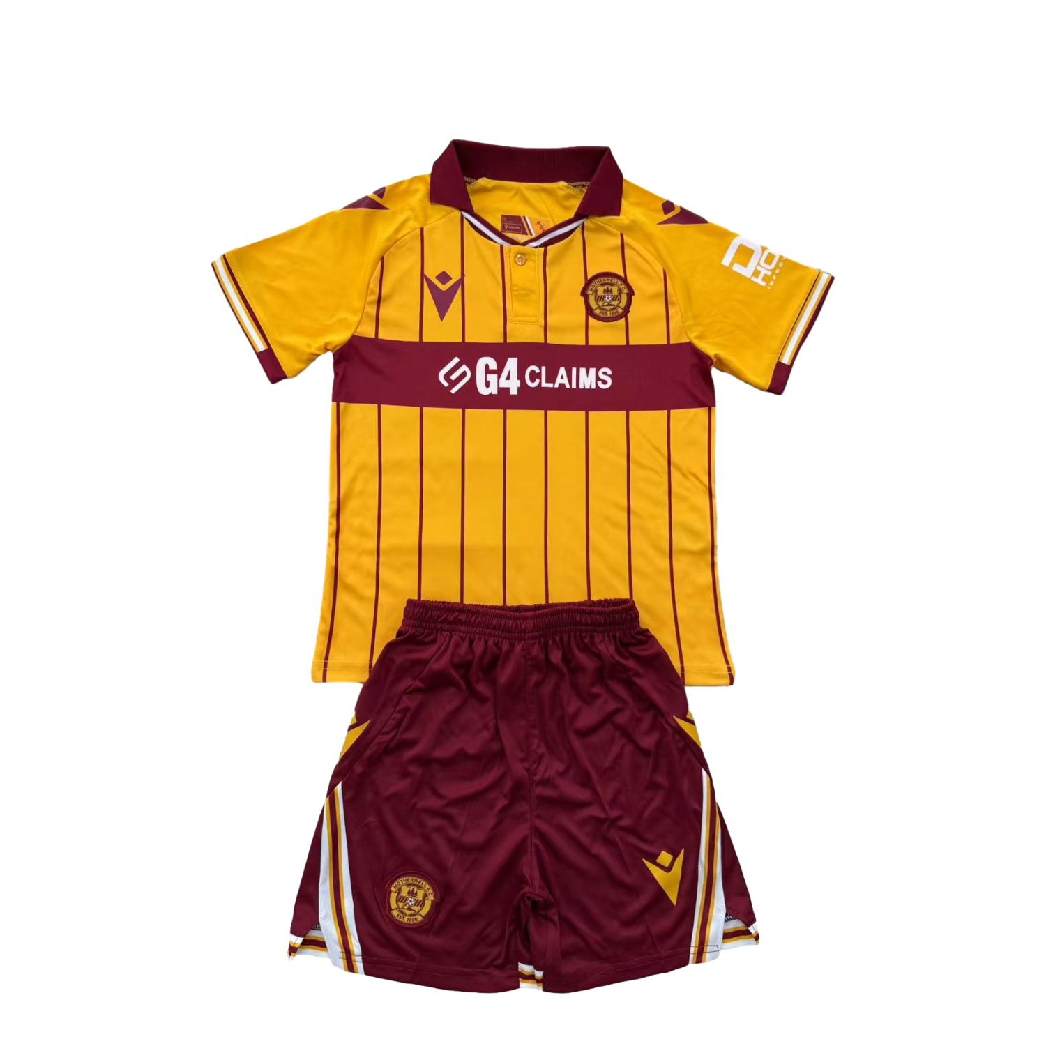 foot-Motherwell 25-26 Home Men's Adult Jersey Set - Fans Version