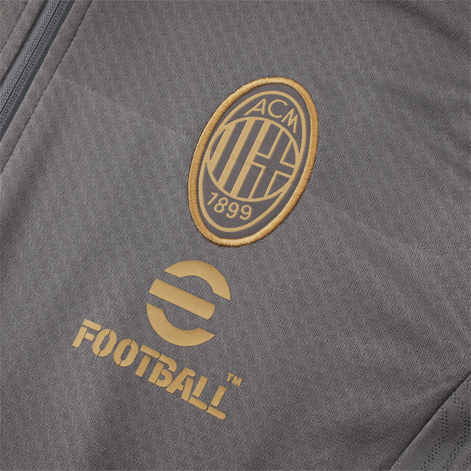 foot-AC Milan 25-26 Jacket Training Tracksuit - Grey top & Grey Pants