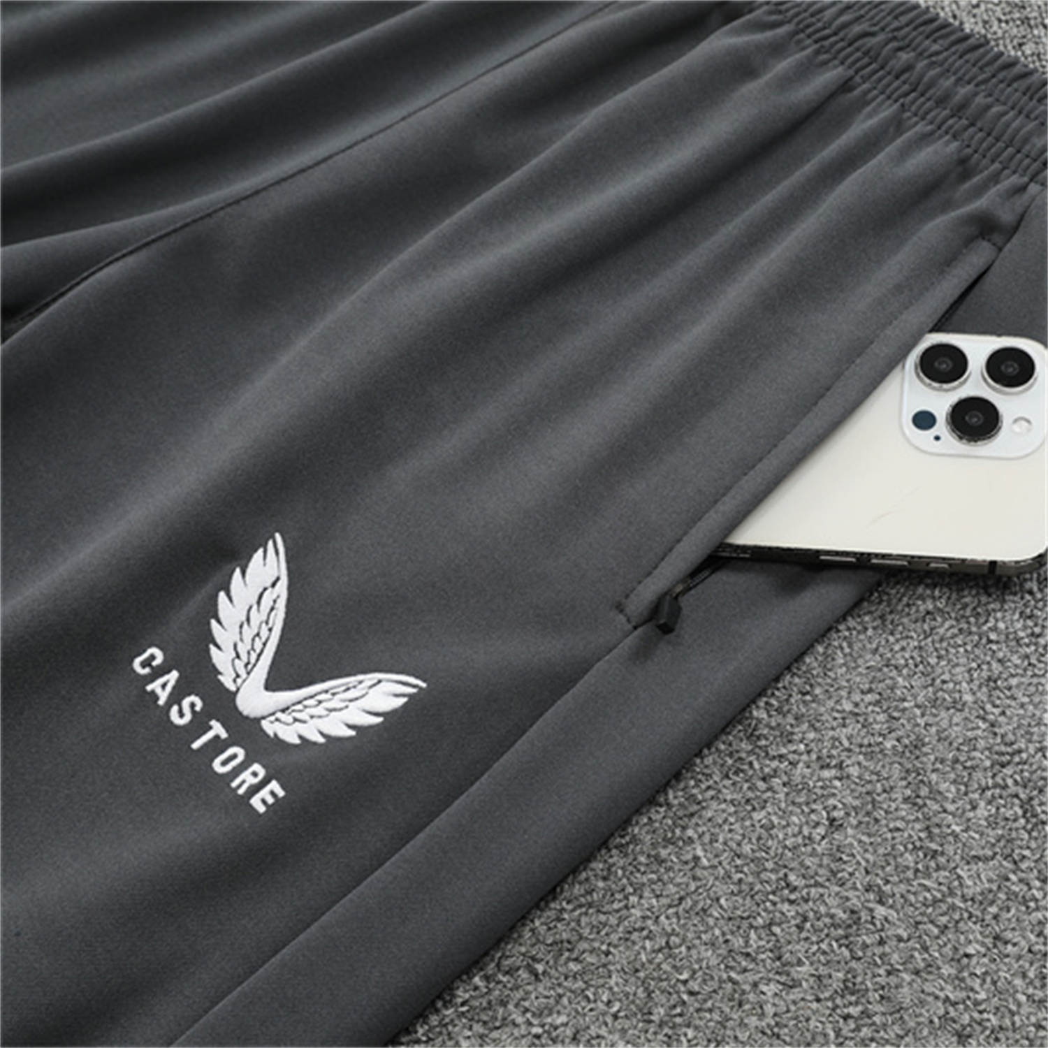 foot-Feyenoord 25-26 Long Sleeve Training Set - Dark Gray Top & Dark Gray Pants