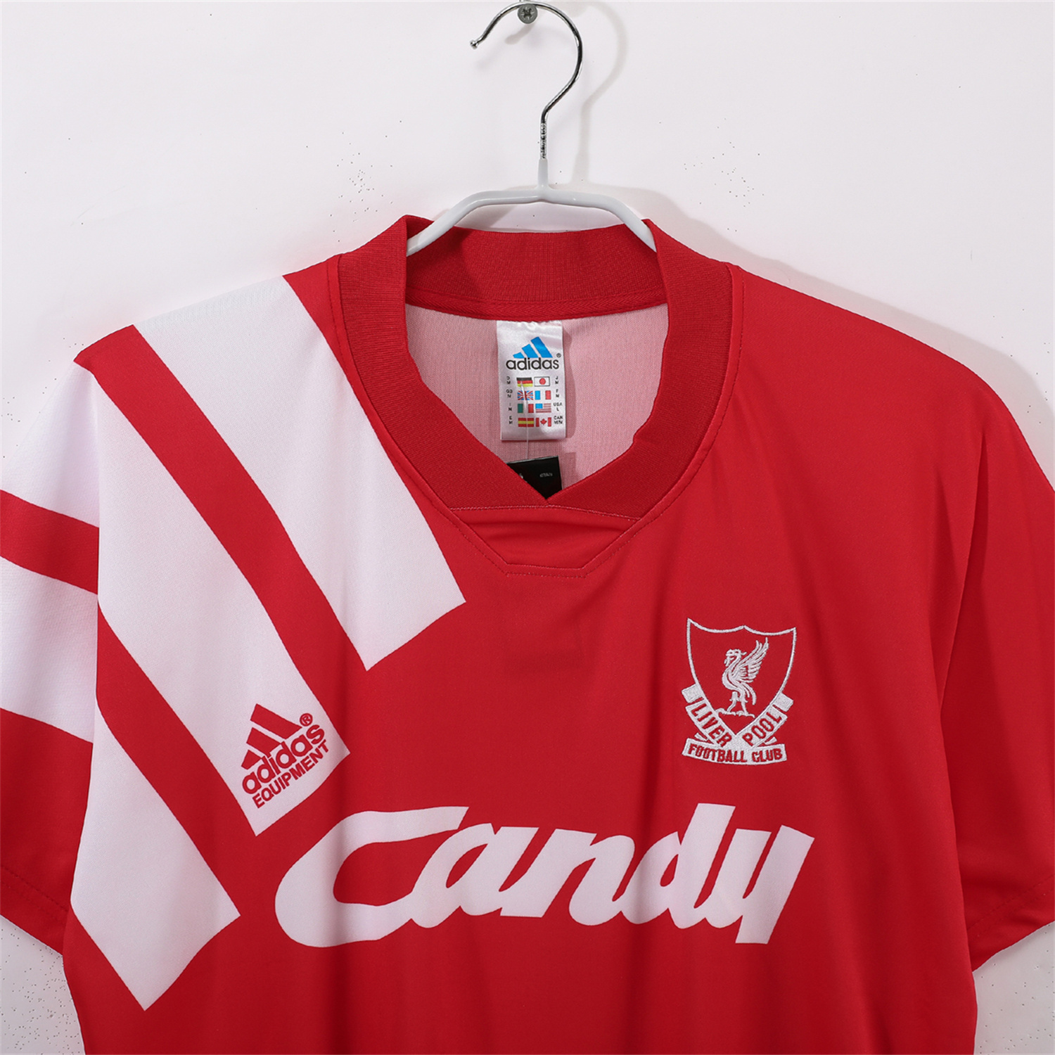 foot-Retro Liver.pool 1991-92 Home Jersey