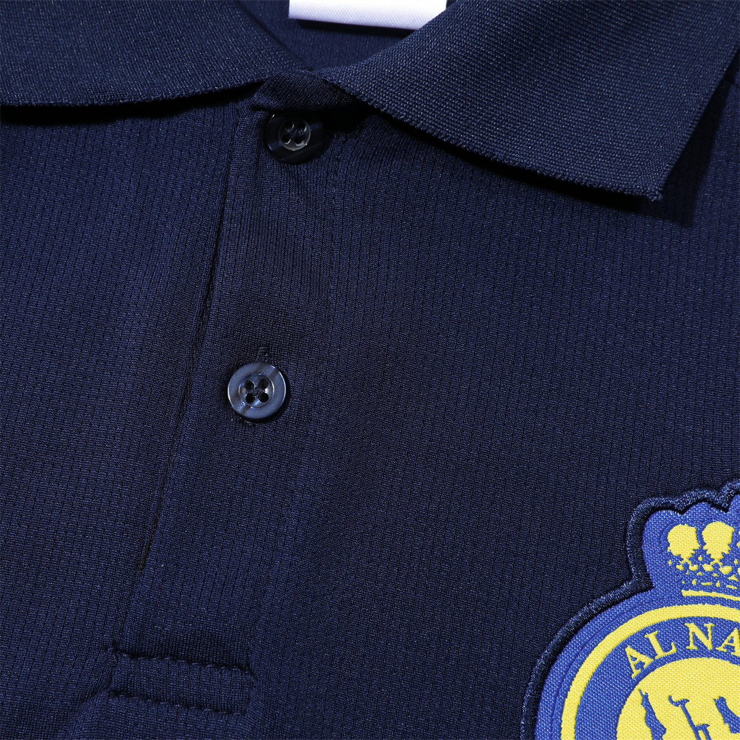 foot-Al Nassr Riyadh Victory 25-26 POLO Short-Sleeve Training Set - Deep Blue Top and Pants