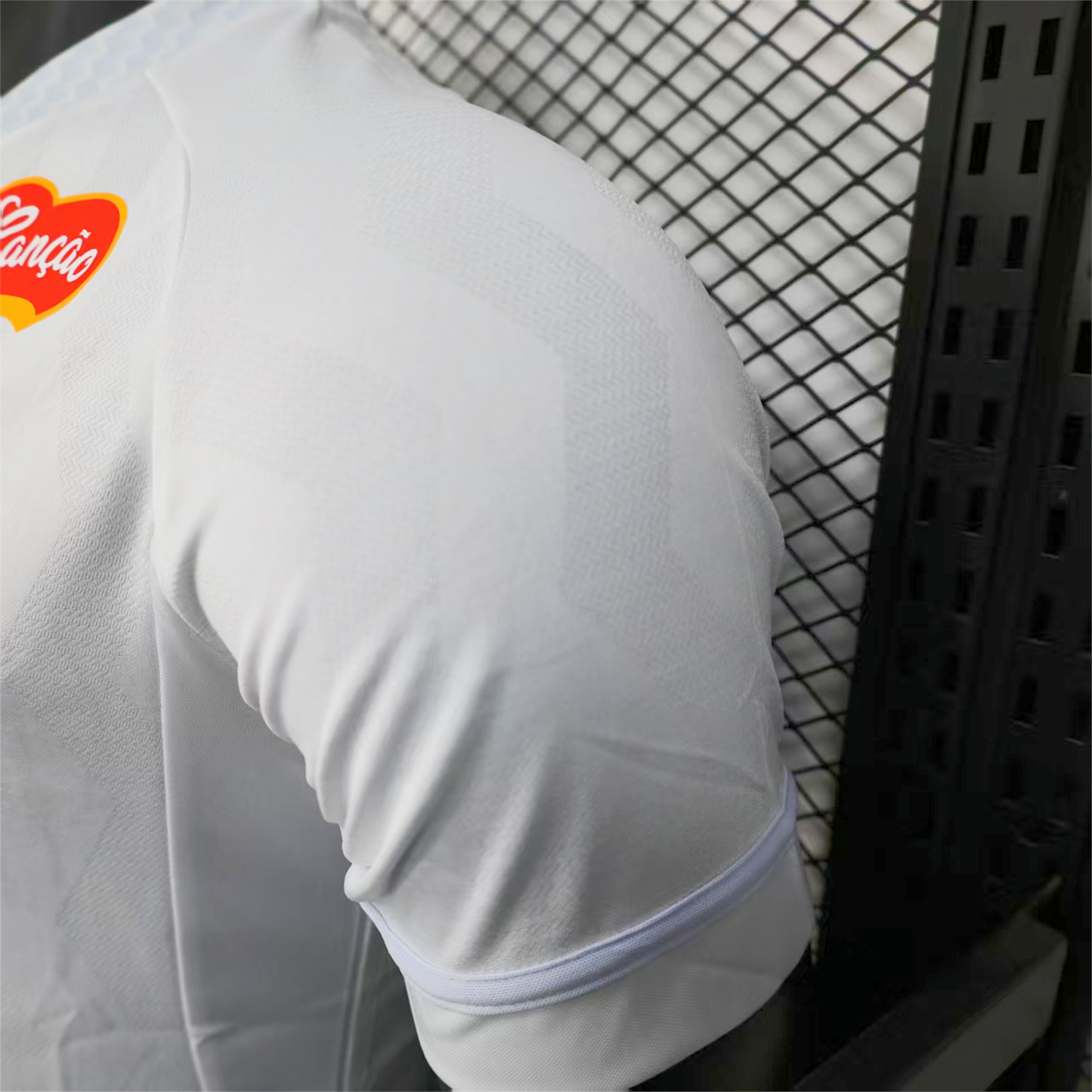 foot-Santos 2025-26 Home White Jersey With Sponsors - Player Version