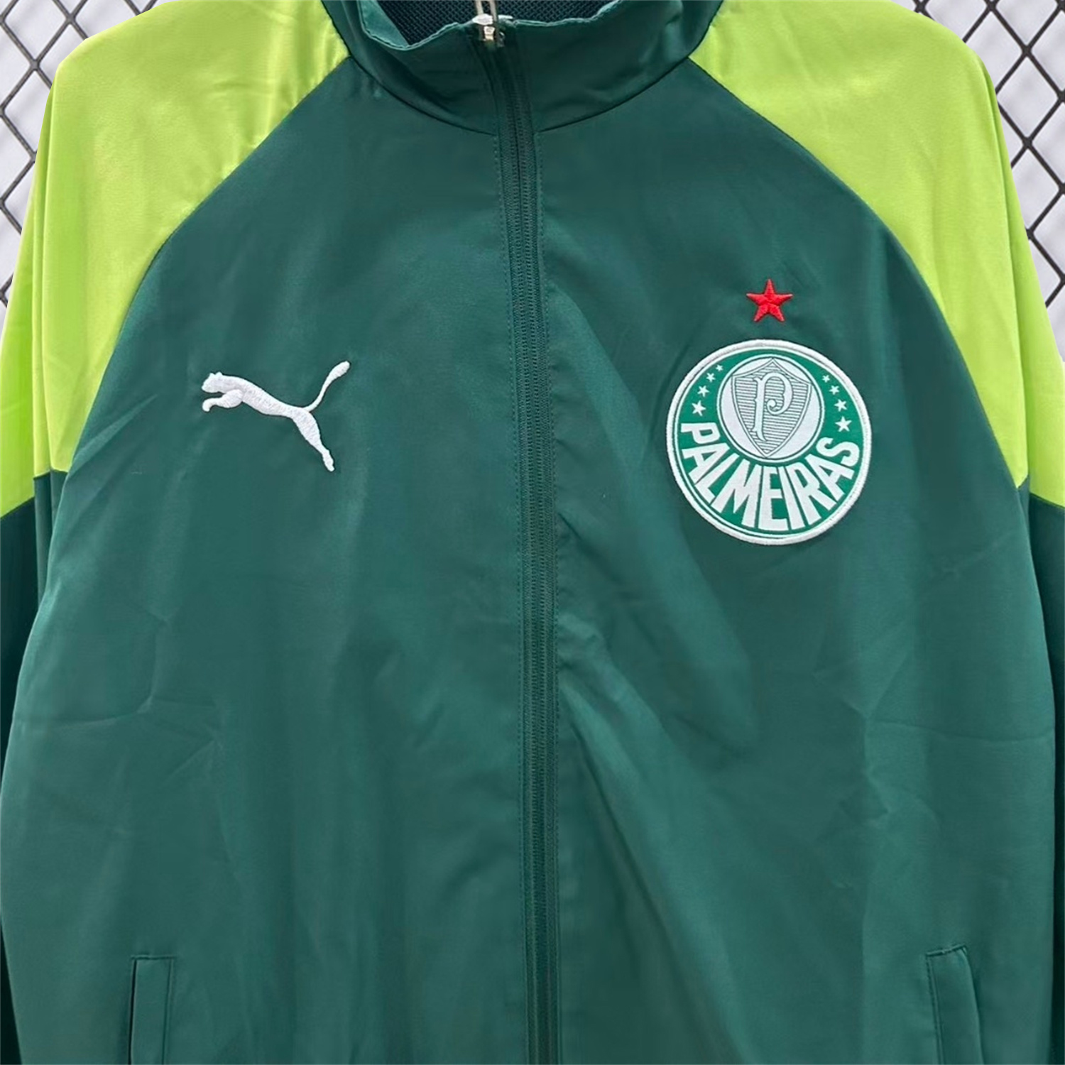 SIUjerseys-Palmeiras 25-26 Training Windbreaker Jacket - Green