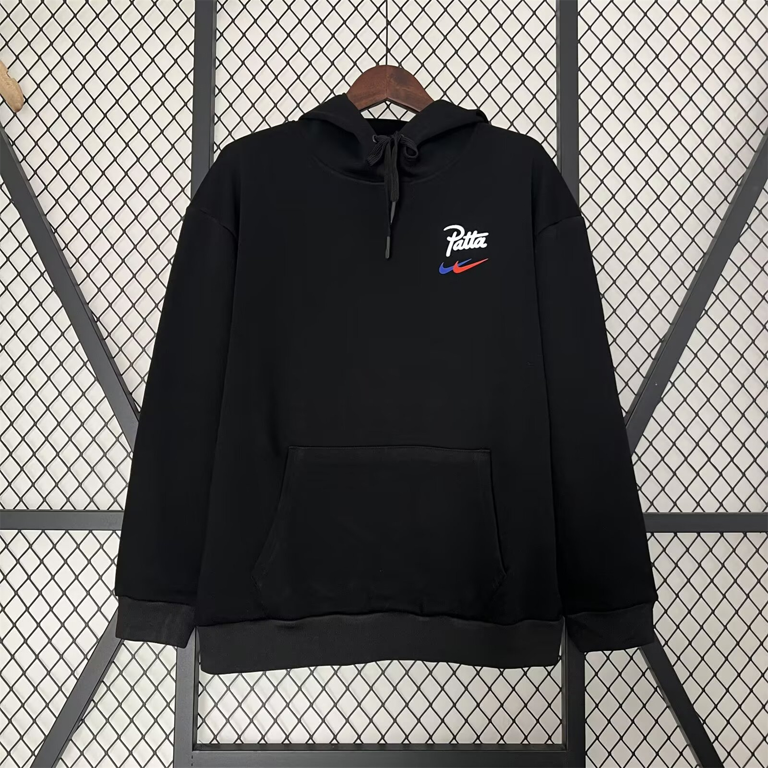 foot-Barcelona x Patta 25-26 Black Unisex Pullover Hoodie