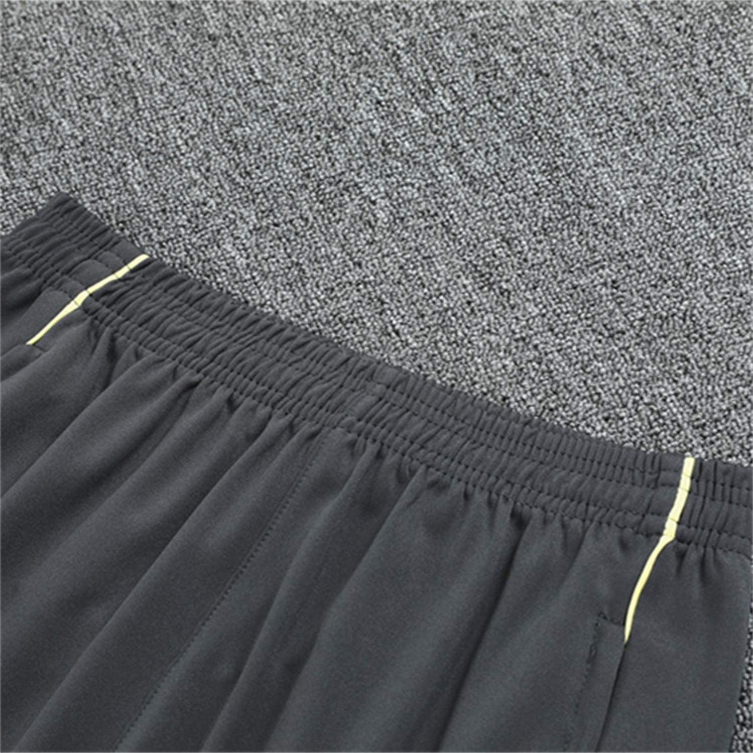 foot-Real Madrid 25-26 Long Sleeves Training Set - Yellow Top & Gray Pants