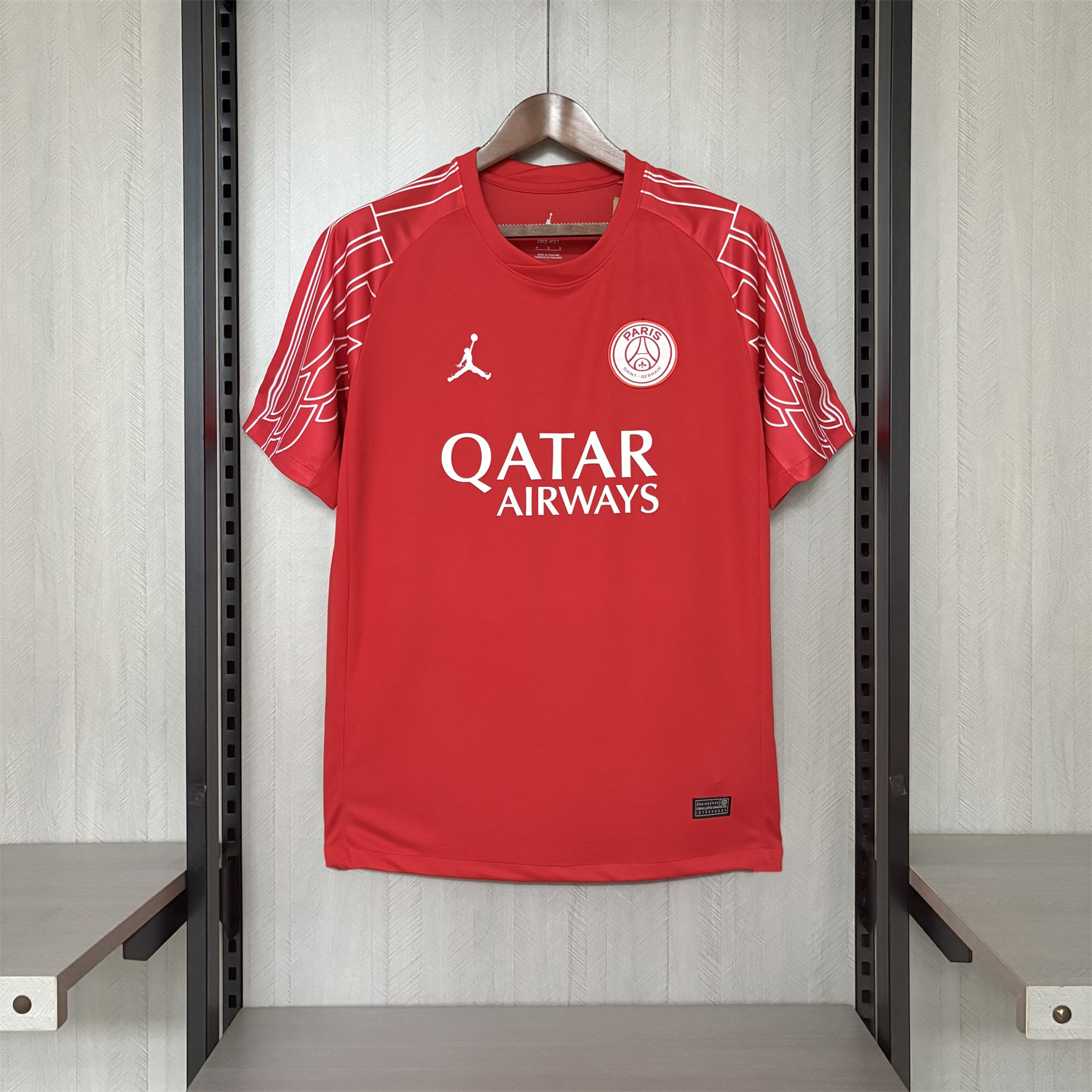 foot-Paris Saint-Germain PSG 25-26 Red Training Jersey - Fans Version