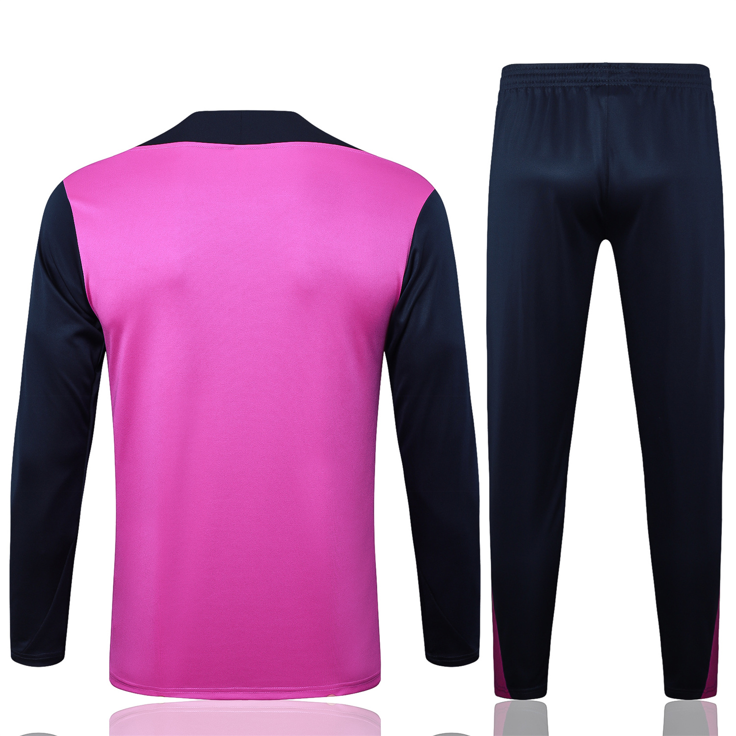 foot-Barcelona 25-26 Long Sleeve Training Set - Purple Top and Deep Blue Pants
