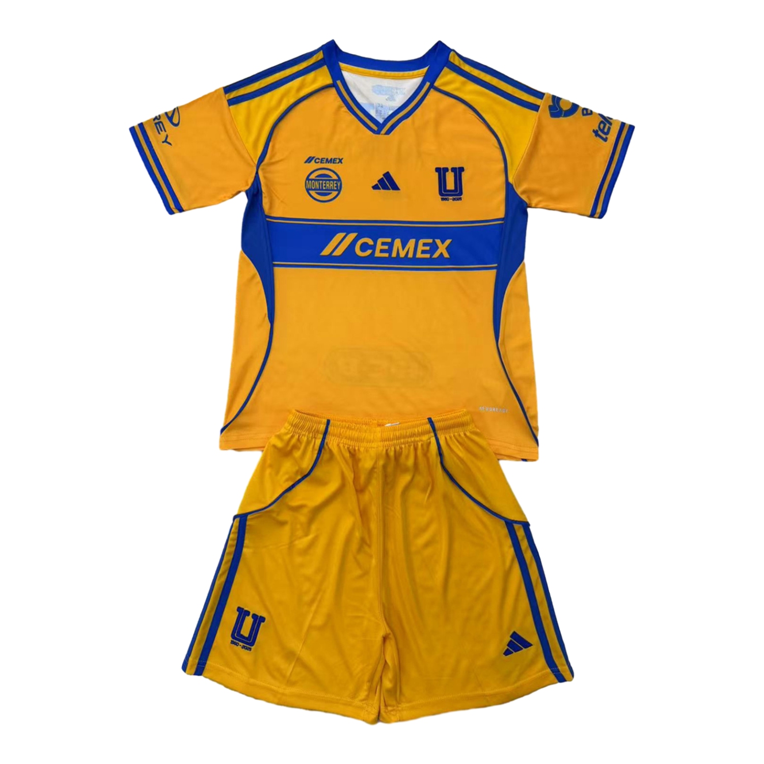 foot-Tigres UANL 25-26 Home Men's Adult Jersey Set - Fans Version