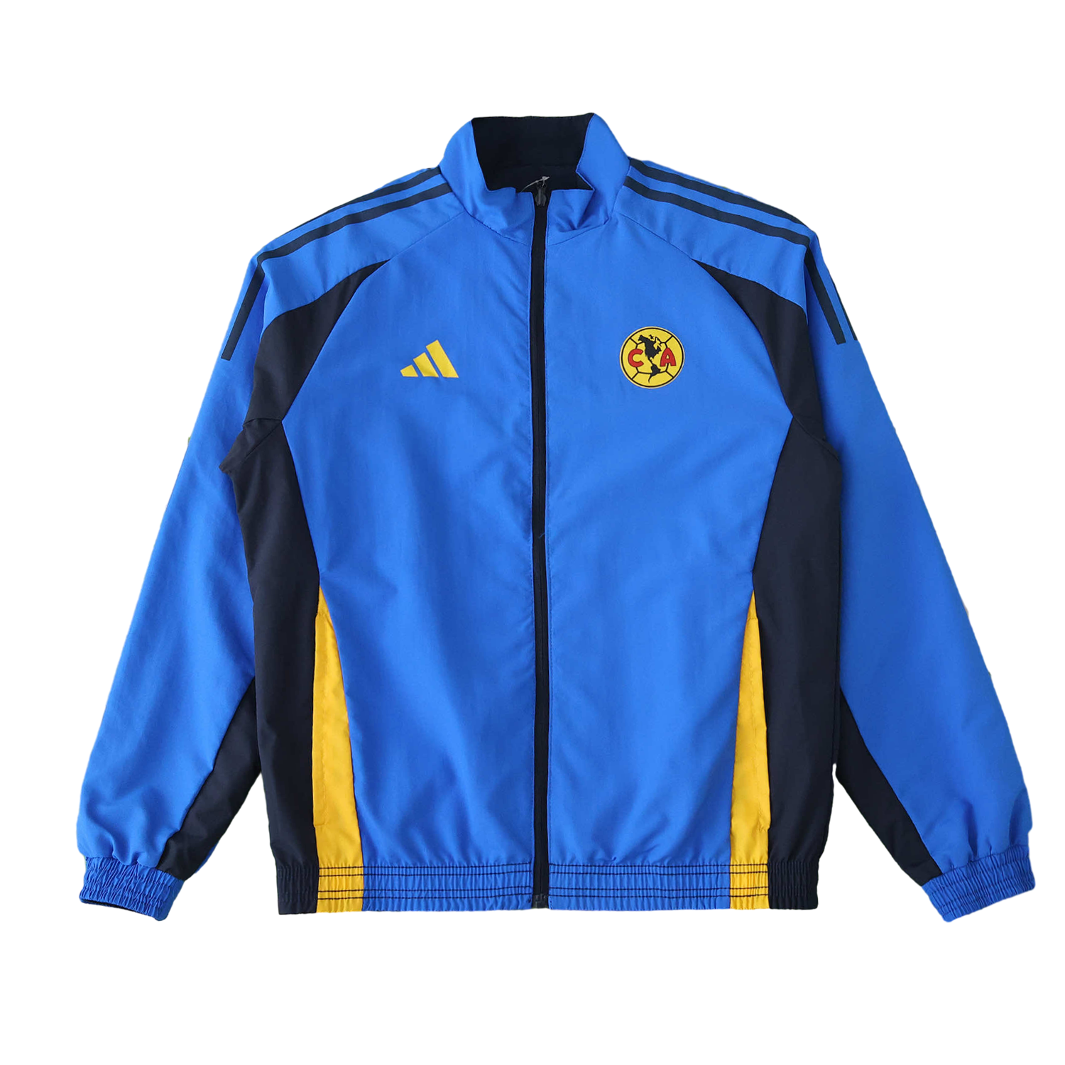 foot-Club América 25-26 Throwback Double Sided Reversible Windbreaker - Blue & Black