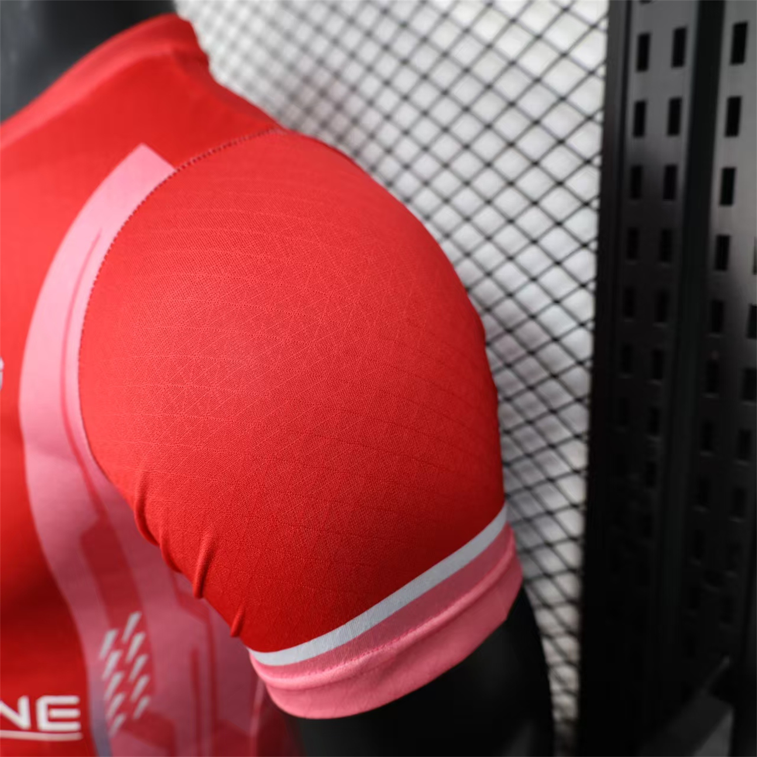 foot-Marseille 25-26 Red And Pink Stripes Special Jersey - Player Version