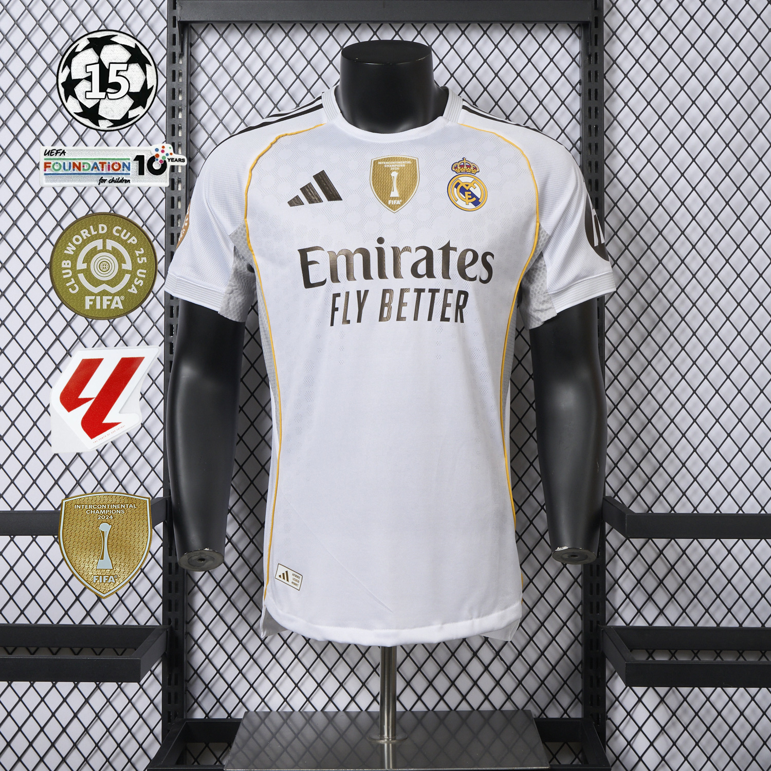 foot-Real Madrid 25-26 Home White Jersey - Player Version
