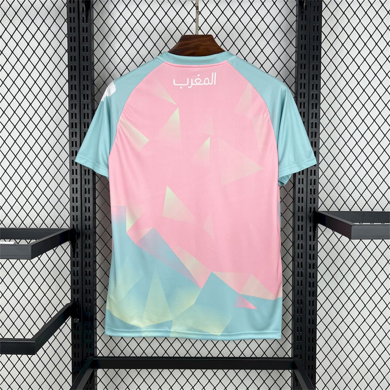 foot-Morocco 25-26 Pink Blue Special Edition Jersey - Fans Version
