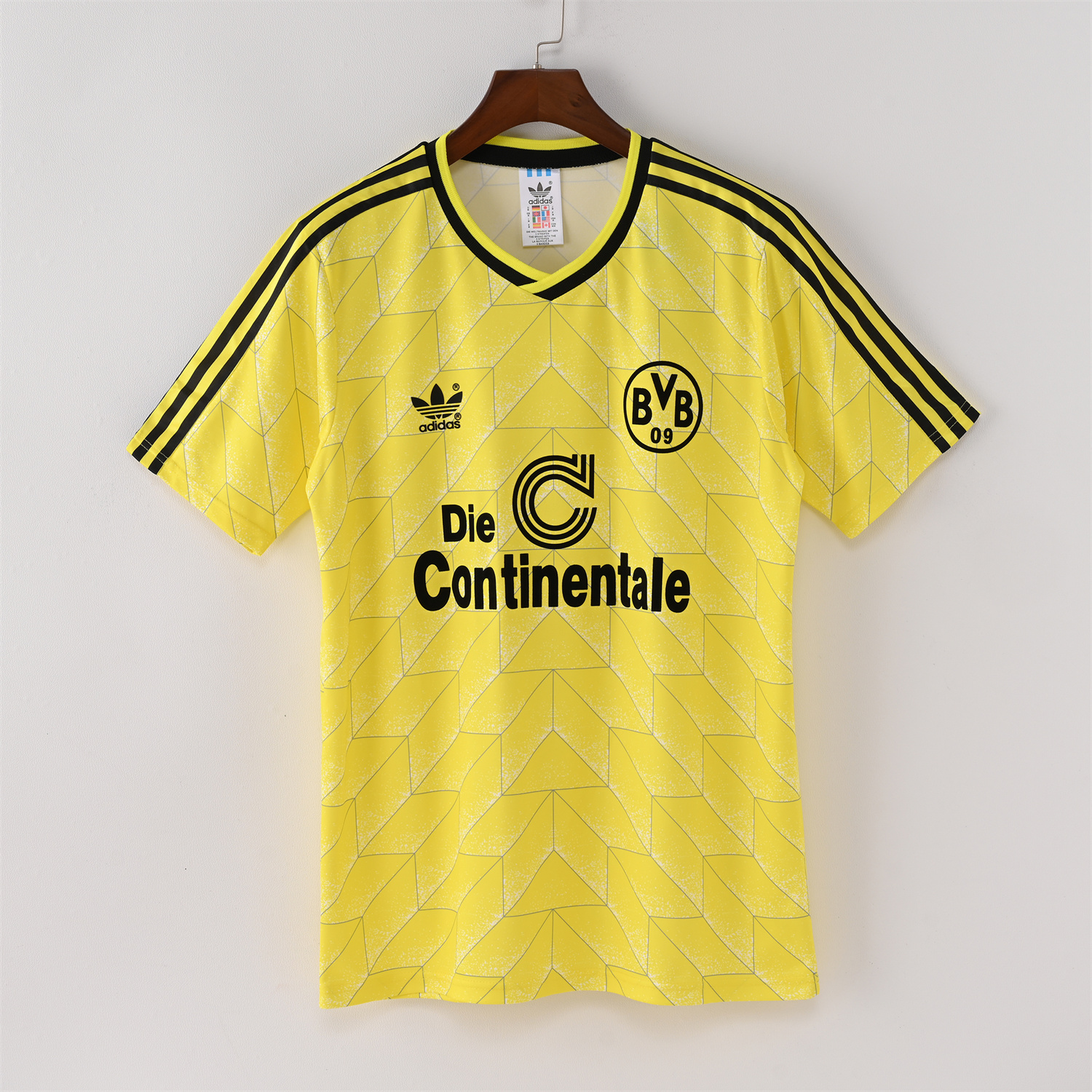 foot-Retro Dortmund 1988-89 Home Jersey
