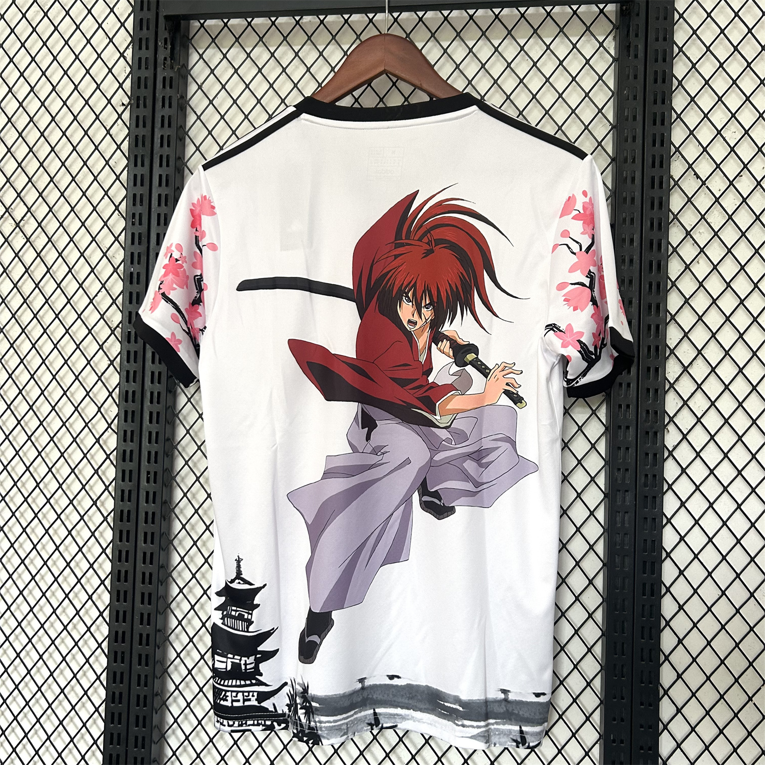 foot-Japan 25-26 Rurouni Kenshin Himura Kenshin White Special Jersey - Fans Version