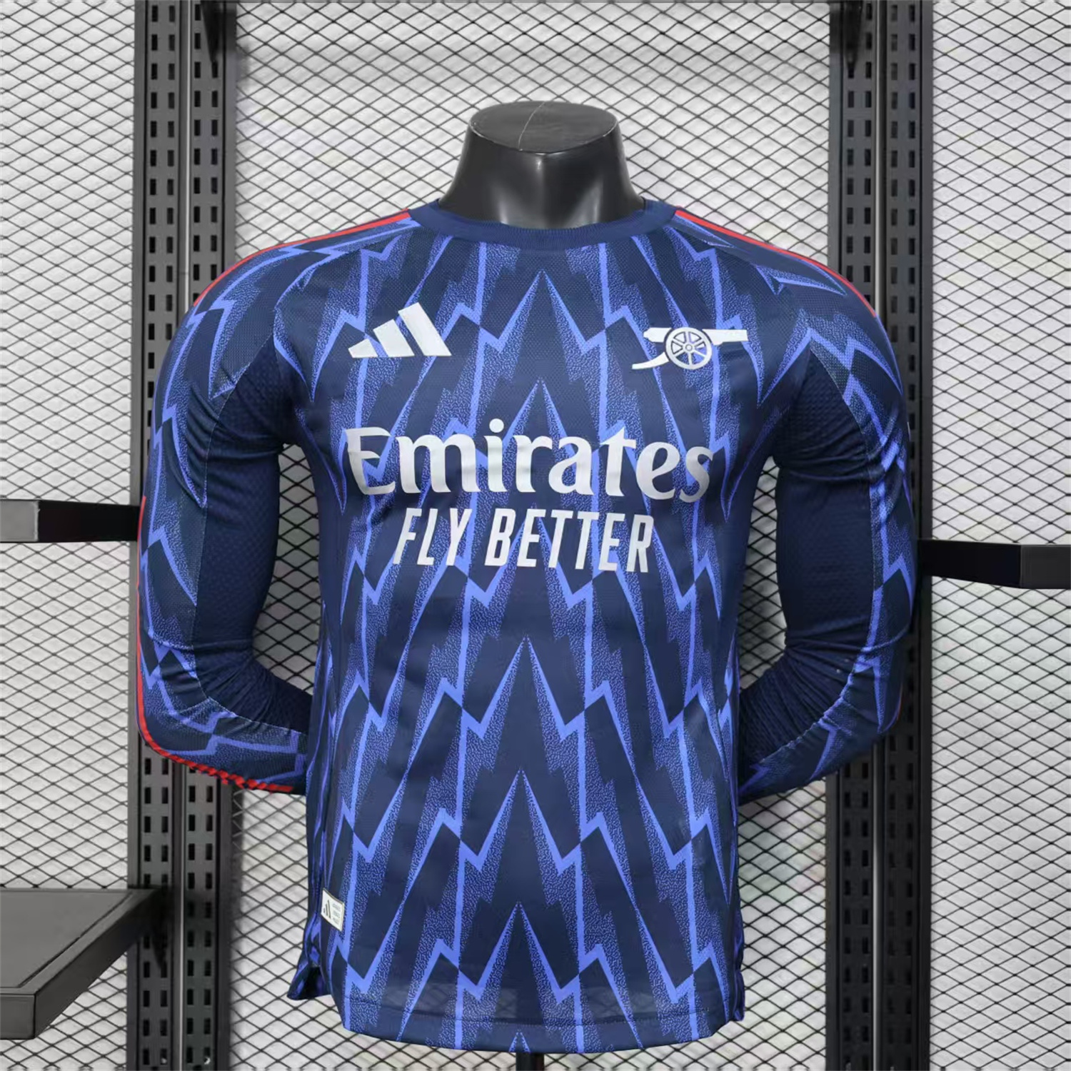 foot-Arsenal 25-26 Away Long Blue Jersey - Player Version