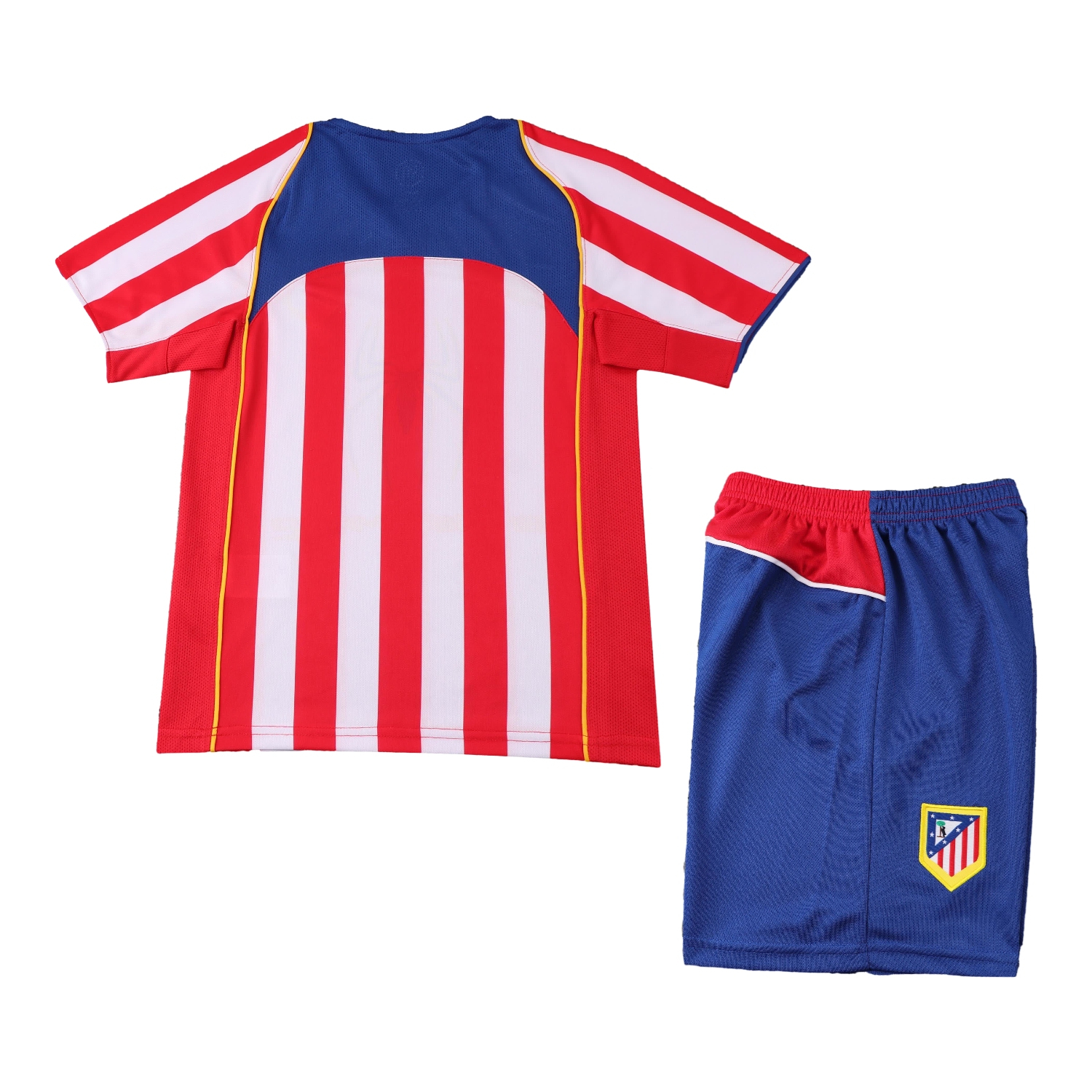 foot-Retro Atletico Madrid 2004-05 Home S.p.i.d.e.r M.a.n Special Kids Kit