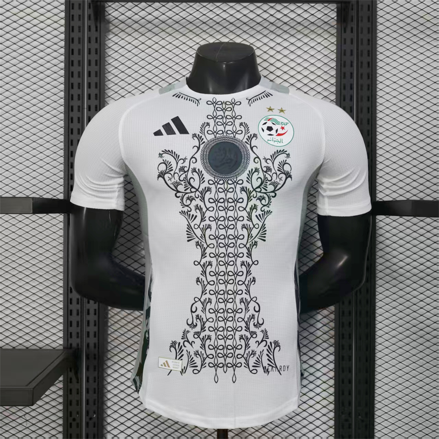 foot-Algeria 25-26 Grey Plant White Special Jersey - Player Version