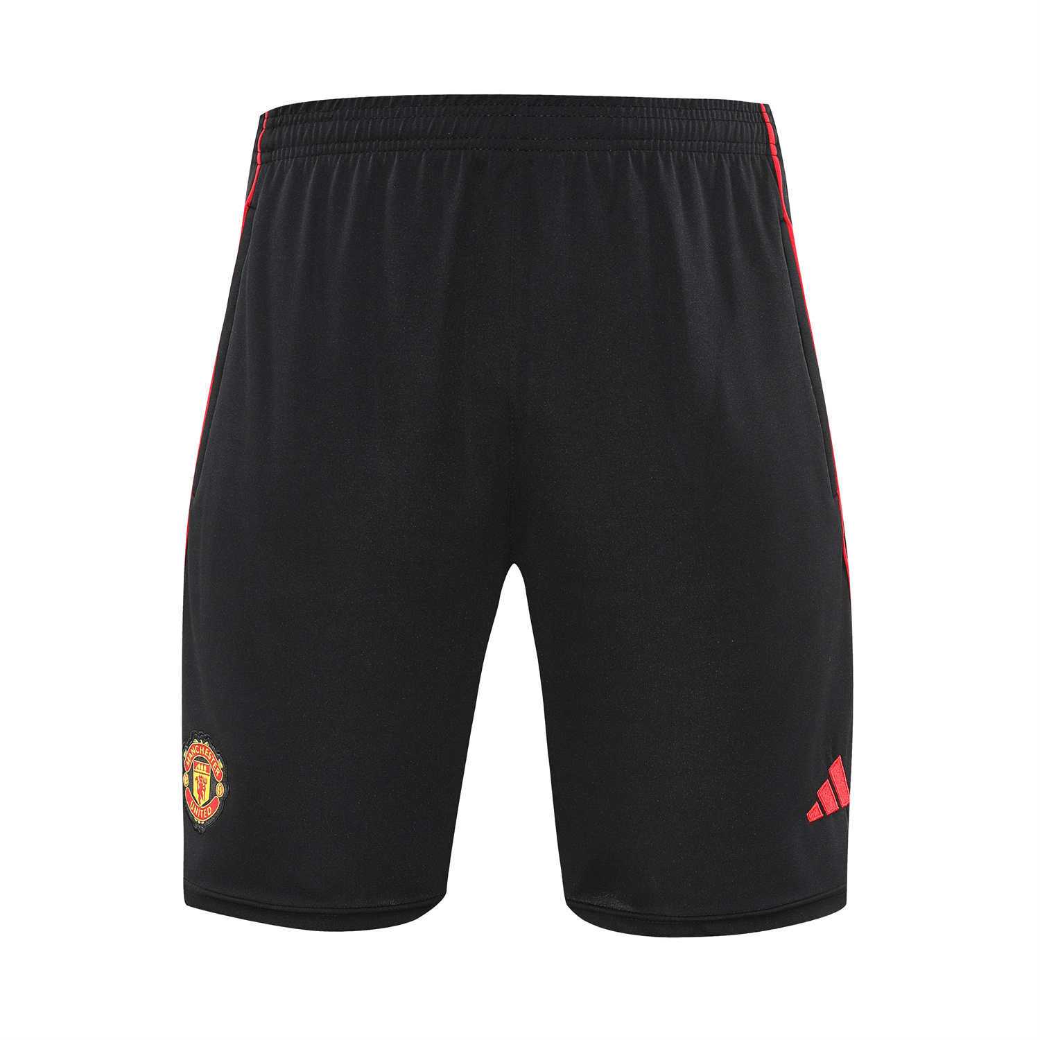 foot-Manchester United 25-26 Vest Training Set - Pure Red Vest & Black Shorts